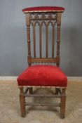 Neo-gothic, chair 19th H103