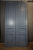 Double door in wood H295x142