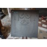 Fireplace in cast iron H62x62