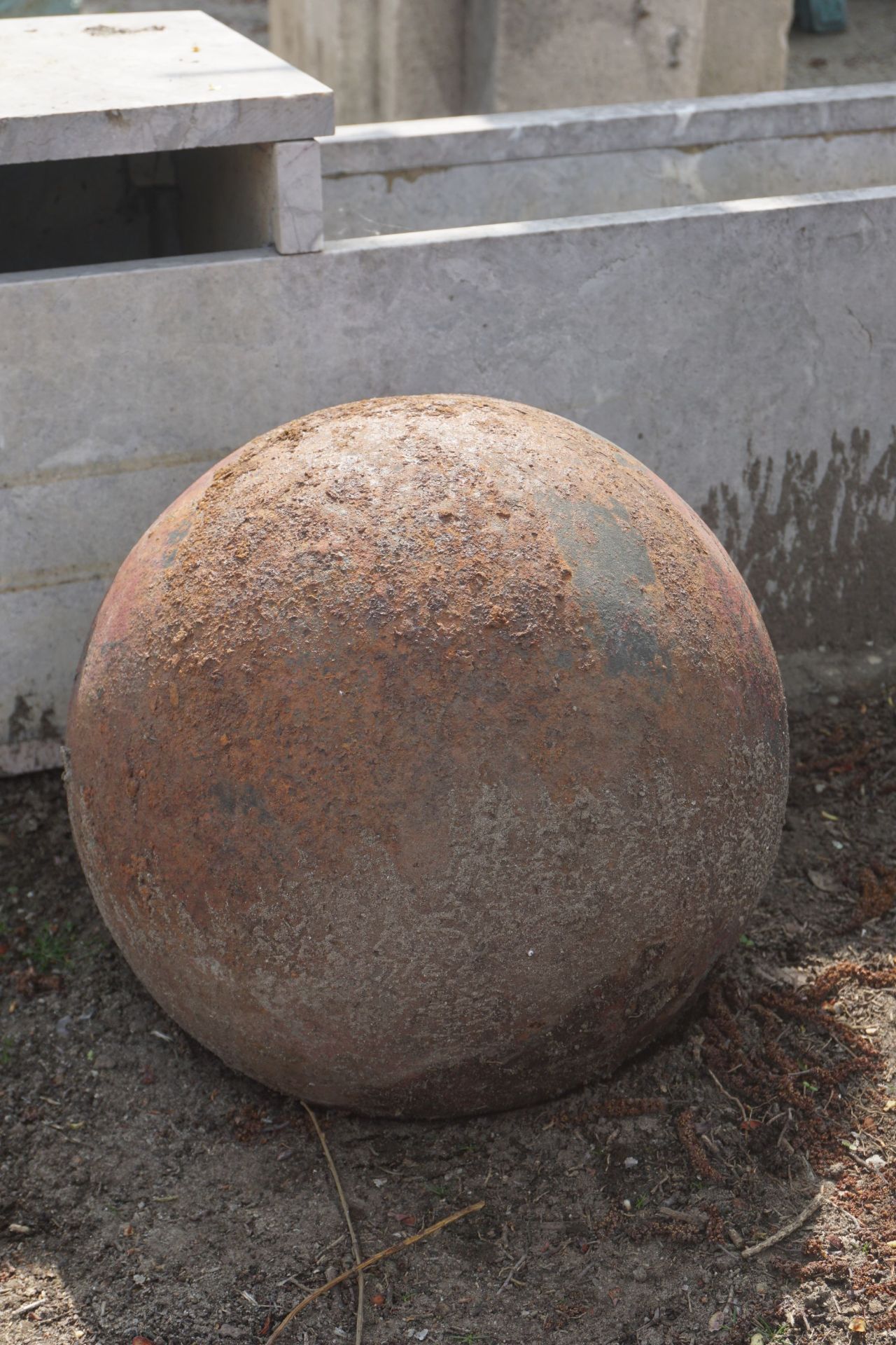 Couple of spheres in cast iron diameter 30 - Bild 2 aus 2