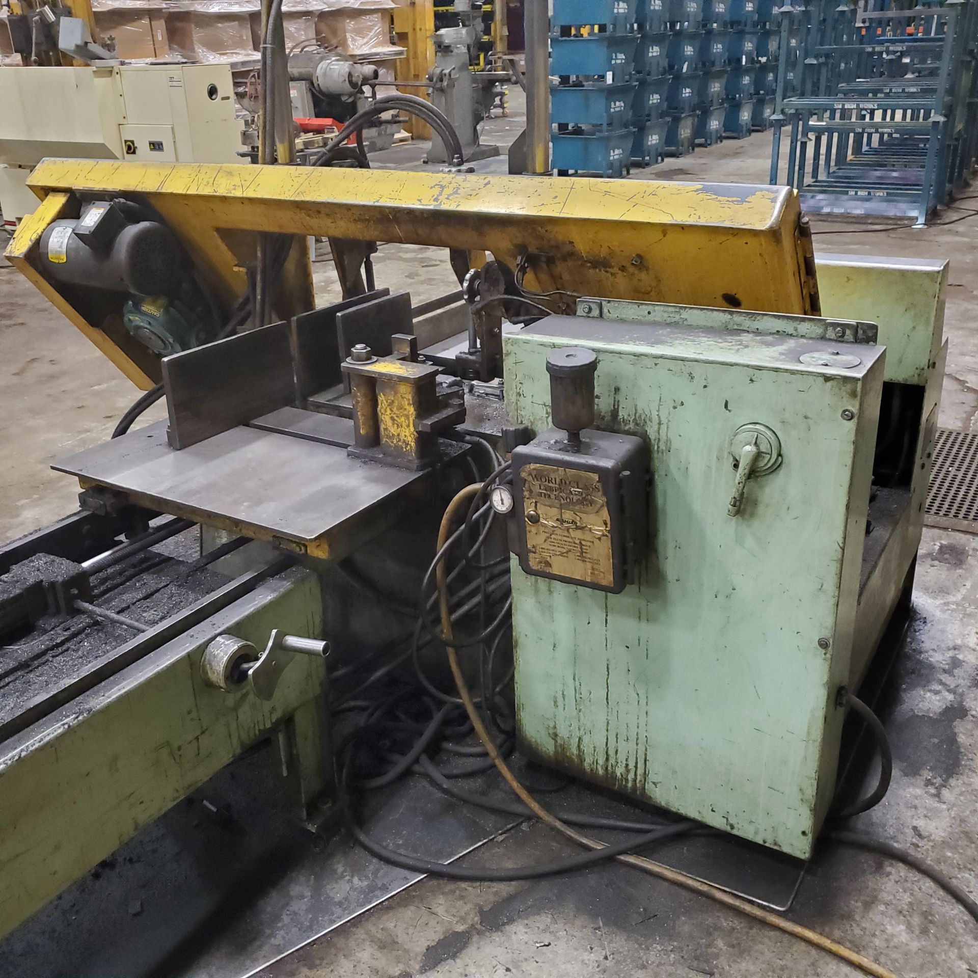 Wells Model F-15 Dual Post Automatic Horizontal Band Saw, Power Clamping, 15" x 17" Capacity - Image 5 of 17
