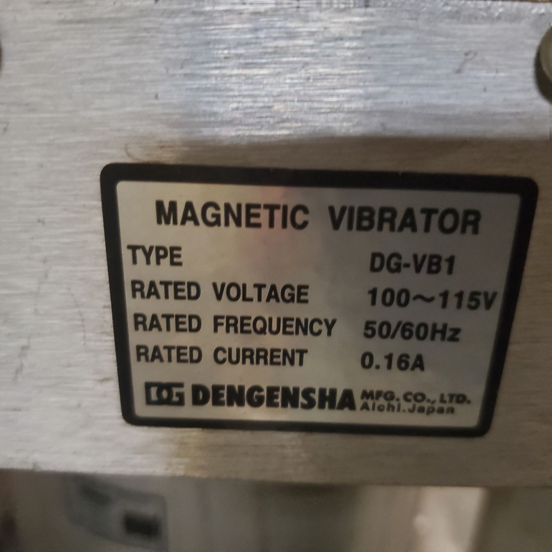 Dengensha Vibratory Parts Feeder Model AF-VNS-S6-DLH w/ 12" Vibratory Feeder Bowl Type DG-VB1, 110 - Image 4 of 4