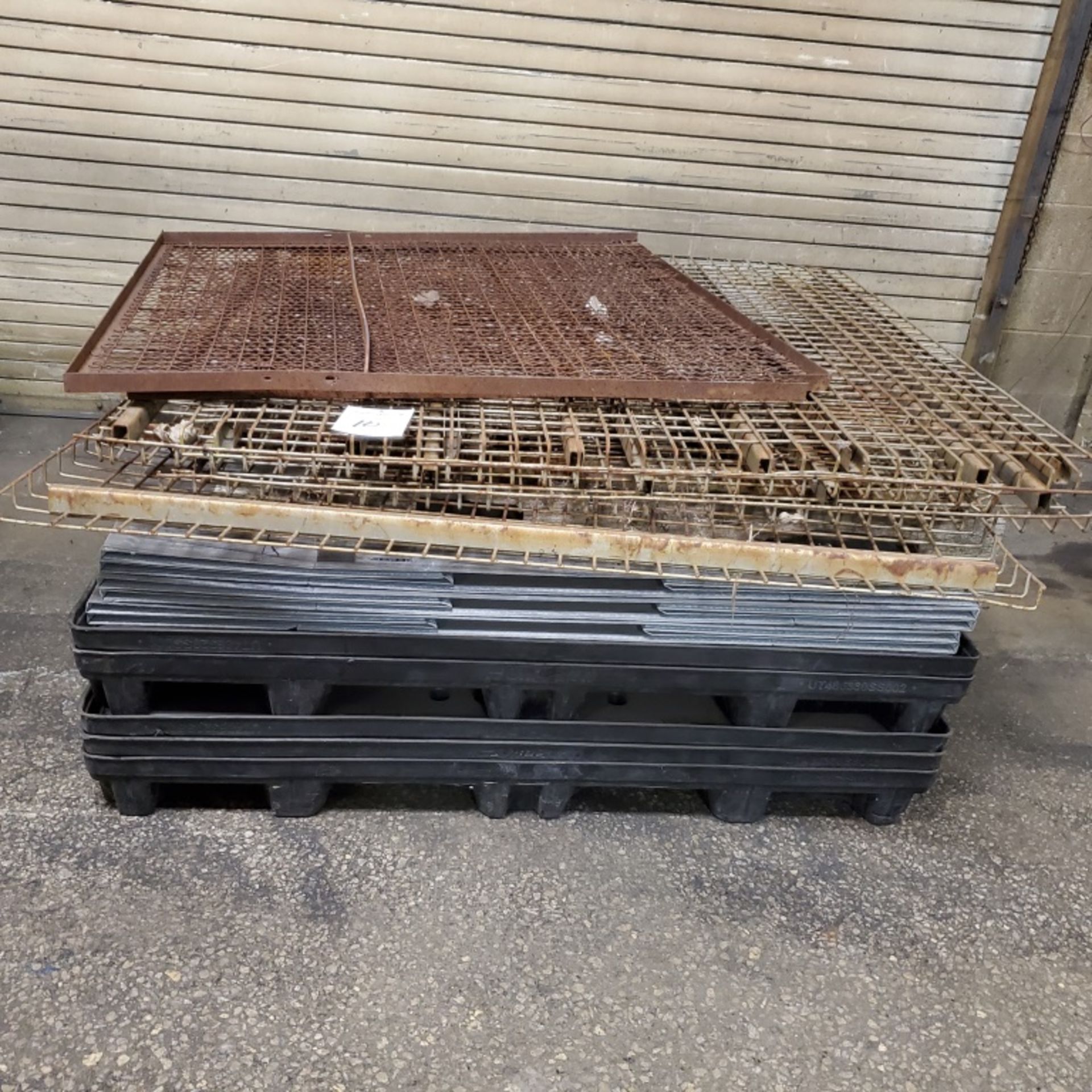 Wire Decking, Pallet Shelving Teardrop Style Upright 18' Tall x 60" Deep, Loading Fee $10