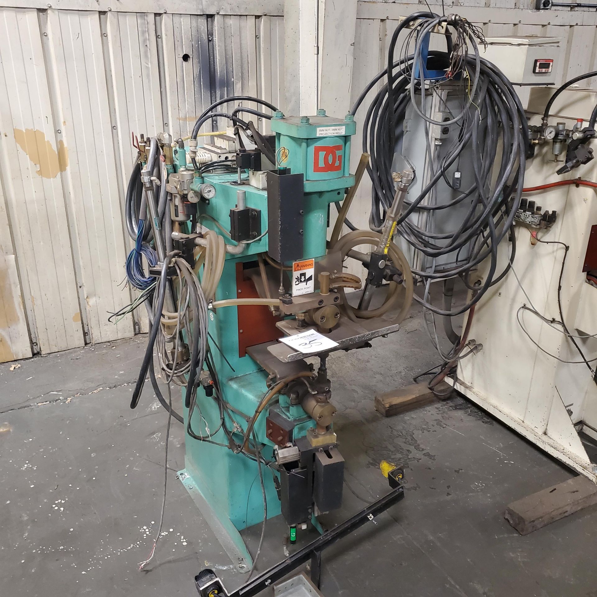 Dengensha 80 KVA Spot Welder Model NDX-070-410-N-UF8-A-1, 440 3 Ph, Loading Fee $10