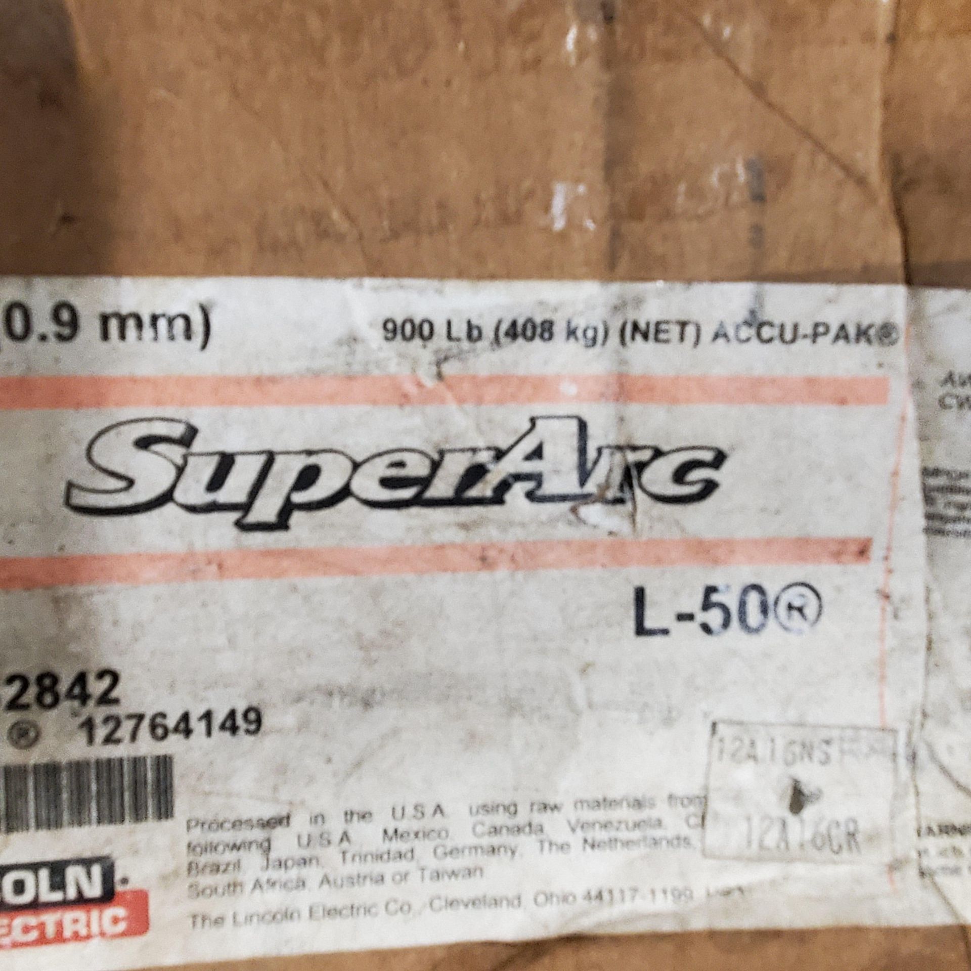 Approx. 700 lb. Lincoln .035 SureArc and SuperArc Welding Wire, Loading Fee $25 - Image 3 of 3