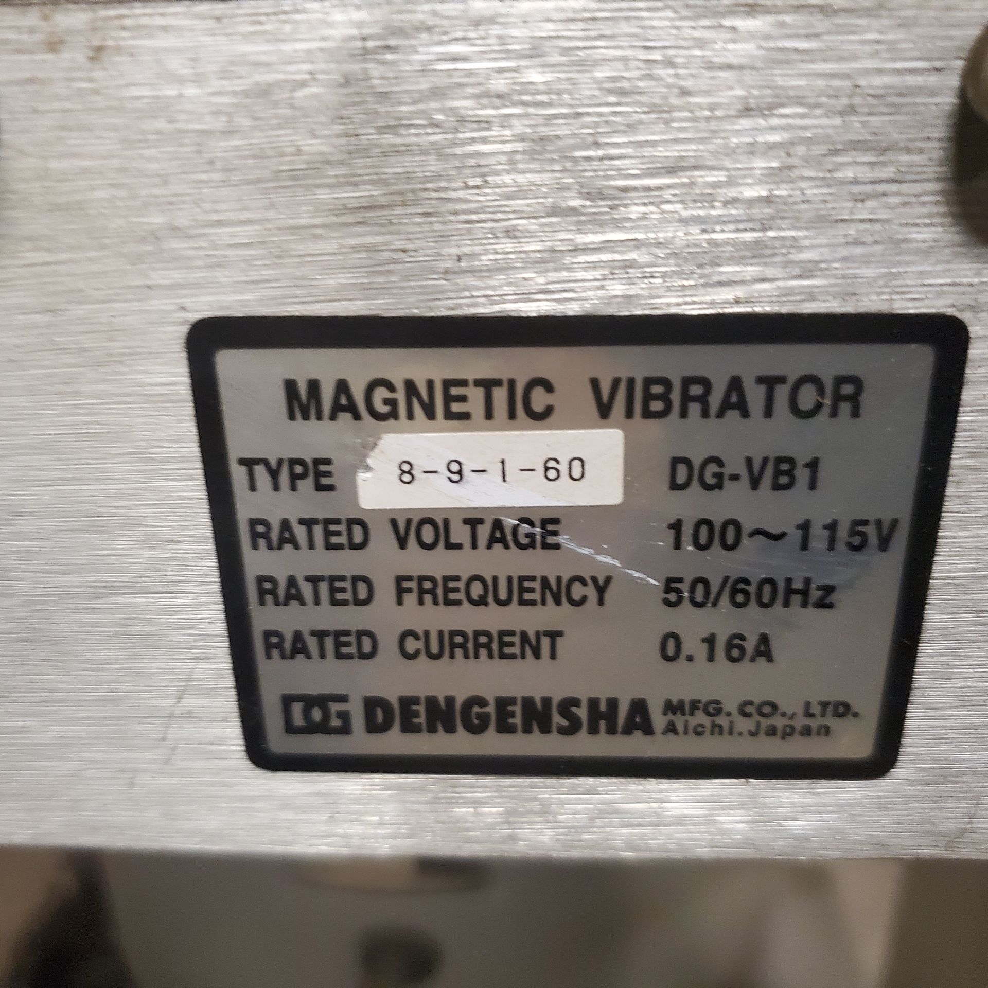 Dengensha Vibratory Parts Feeder Model AF-VNS-S6-DLH w/ 12" Vibratory Feeder Bowl Type DG-VB1, 110 - Image 3 of 3