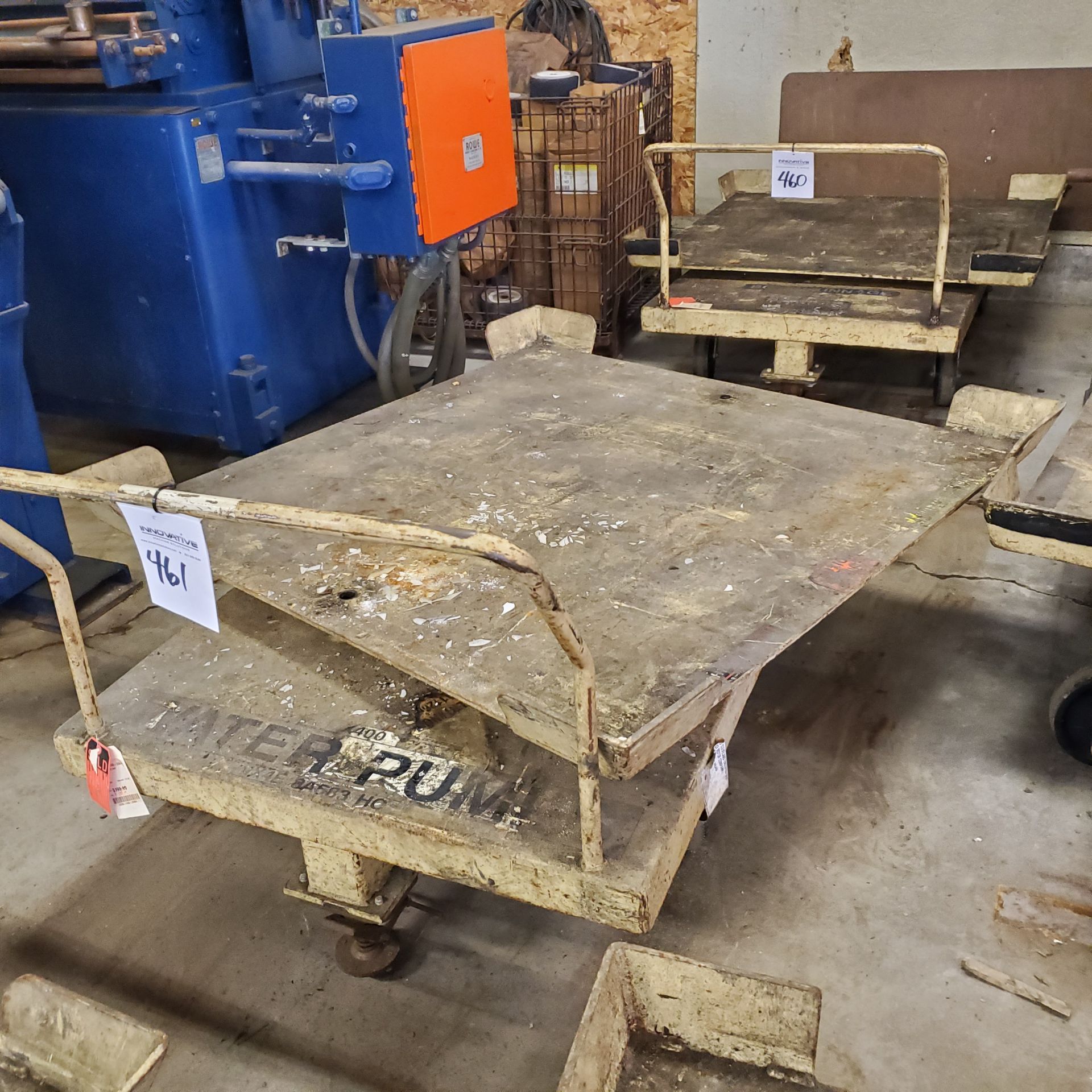 Material Handling Cart 52" x 52" , 360 Rotating Top - Image 2 of 2