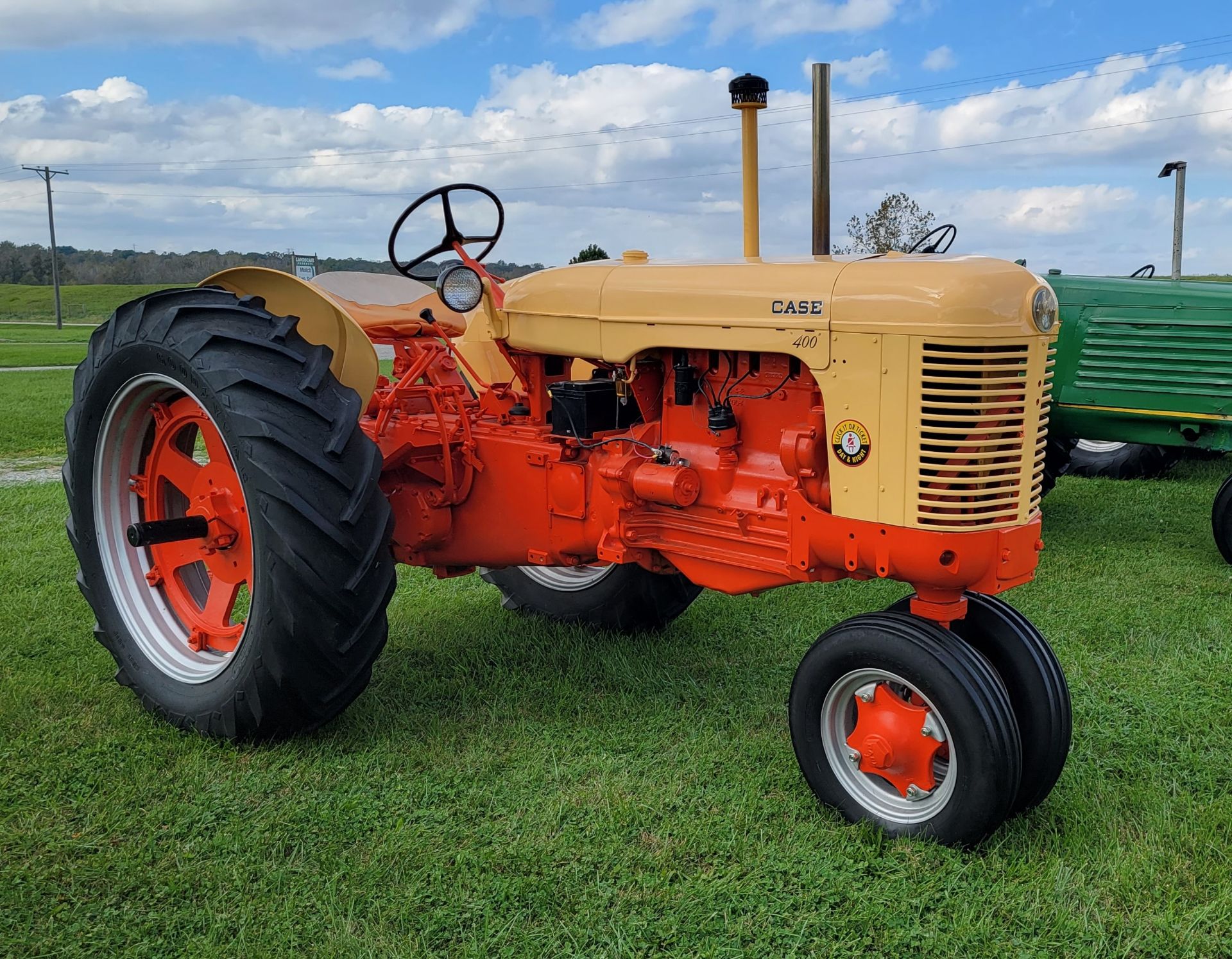 1956 Case 400 Row Crop Tractor, Model 411, s/n 8081224, Gasoline Engine, New in 1956, Restored
