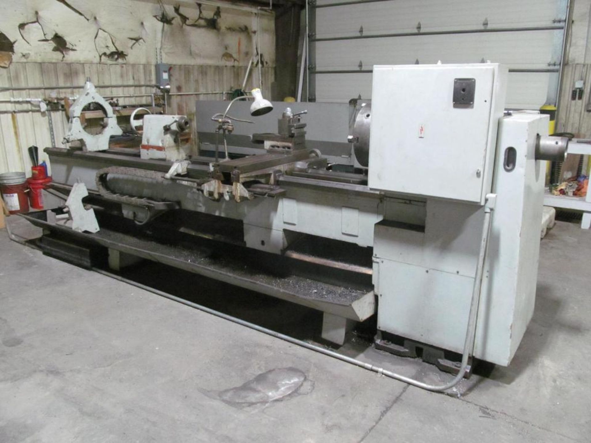 Ponar Wroclaw 24" x 124" Engine Lathe, S/N 0781-42238, 3.5" Spindle Hole, 18 to 1800-RPM, IN/MM Thre - Image 5 of 5