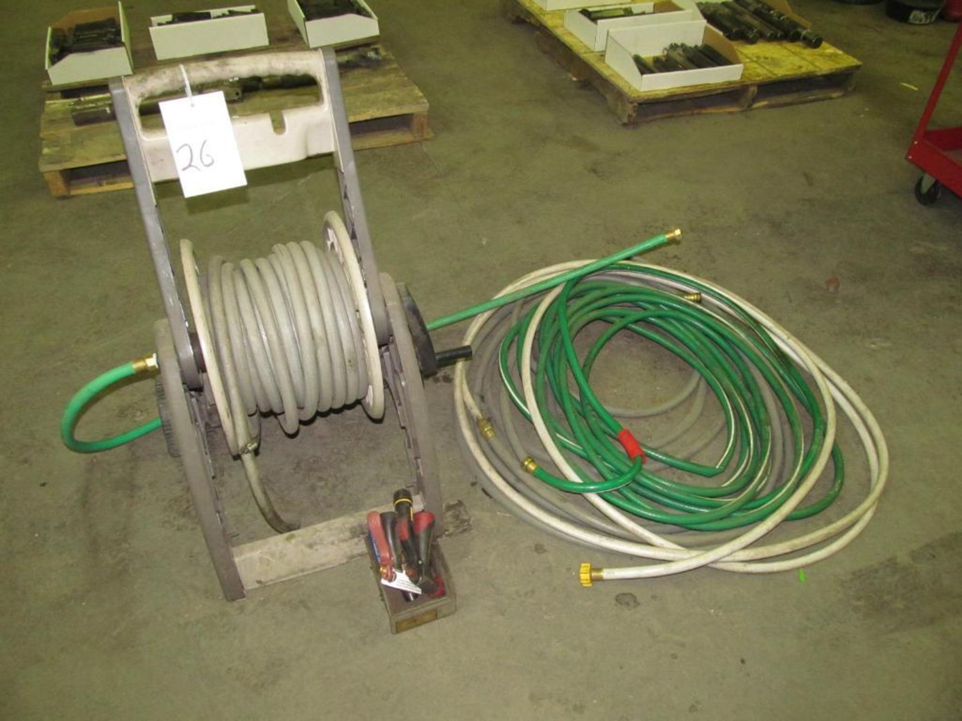 Hose Reel w/ Assorted Hose (Building C)