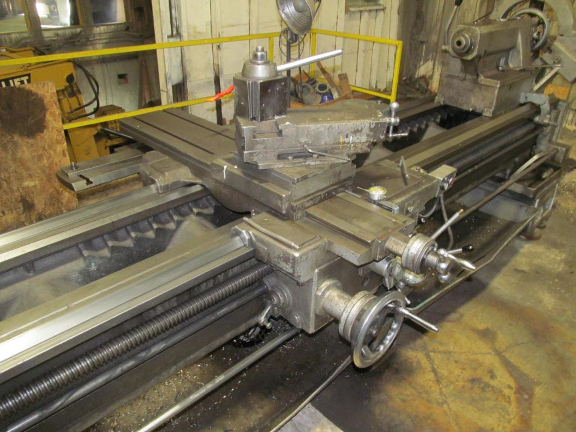 Mazak 30" x 118" Oil Field Lathe, S/N NA (New 1976), 12.5" Spindle Hole, 5 to 300-RPM, with 24" 4-Ja - Image 3 of 7