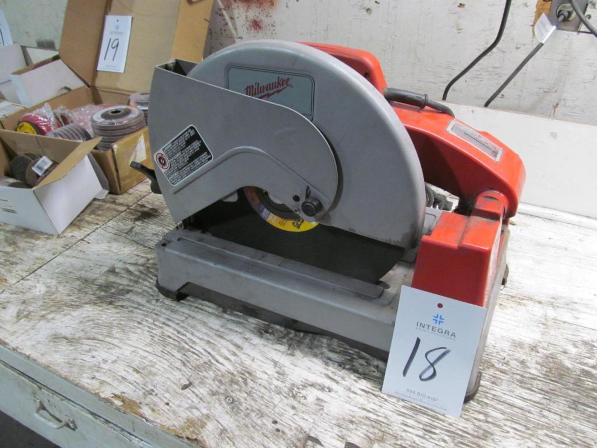 Milwaukee 6180-20 14" Abrasive Wheel Cut-Off Saw, Does Not Run (Building A)