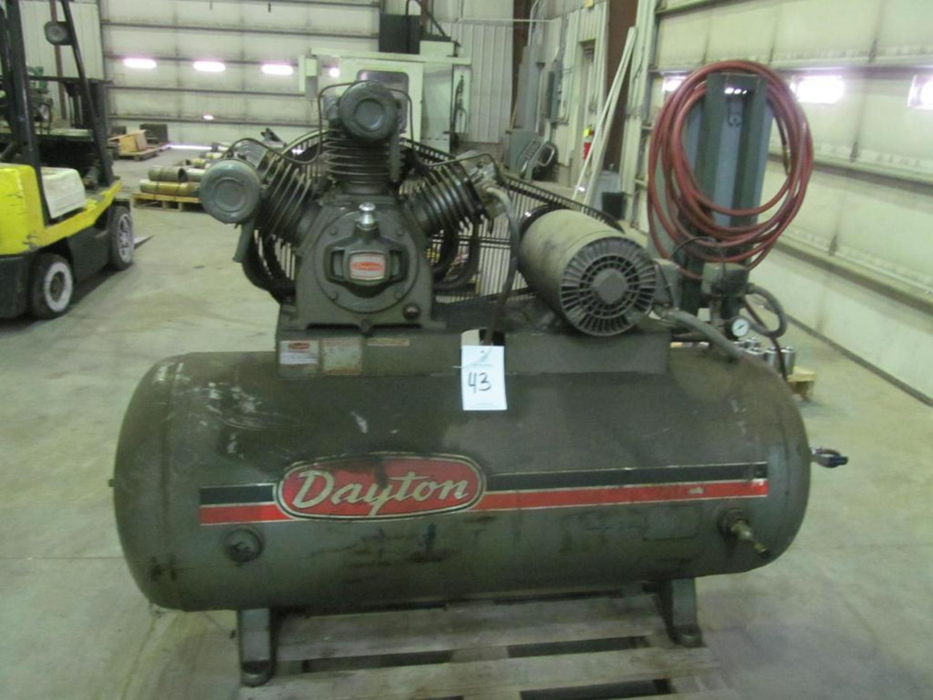 10 H.P. Dayton 3Z968 2-Stage Air Compressor (Building C)