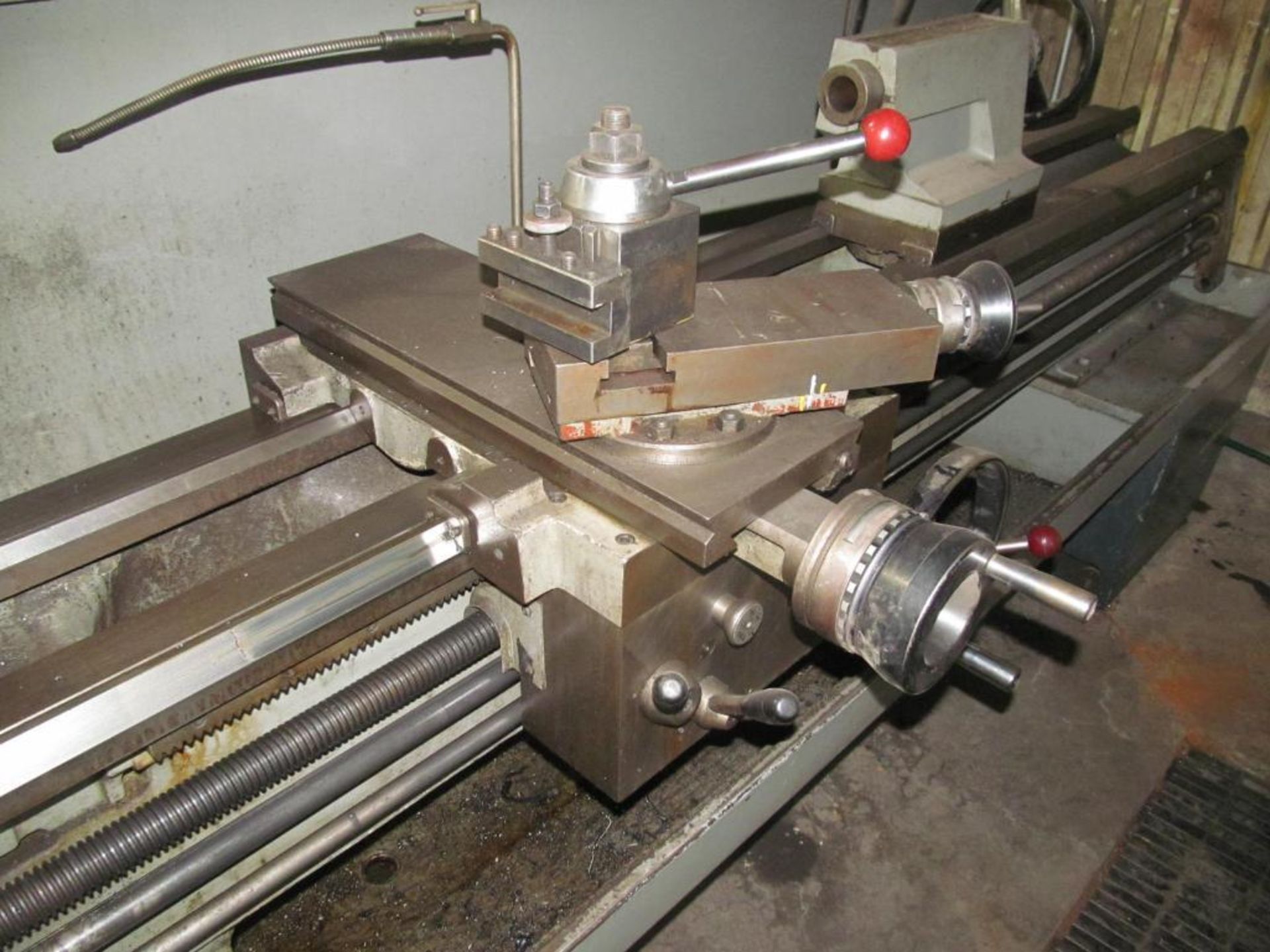 Clausing Colchester 17" x 75" Engine Lathe, S/N 7/0221/16445DD, 3" Spindle Hole, 20 to 1600-RPM, wit - Image 4 of 5