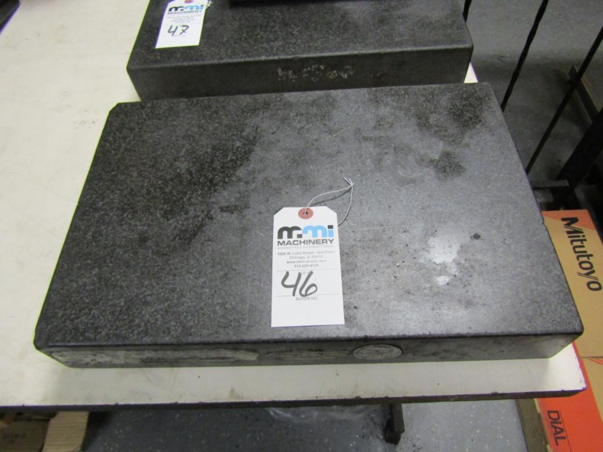 Granite Surface Plate; 18"L x 12"W0 x 3"T