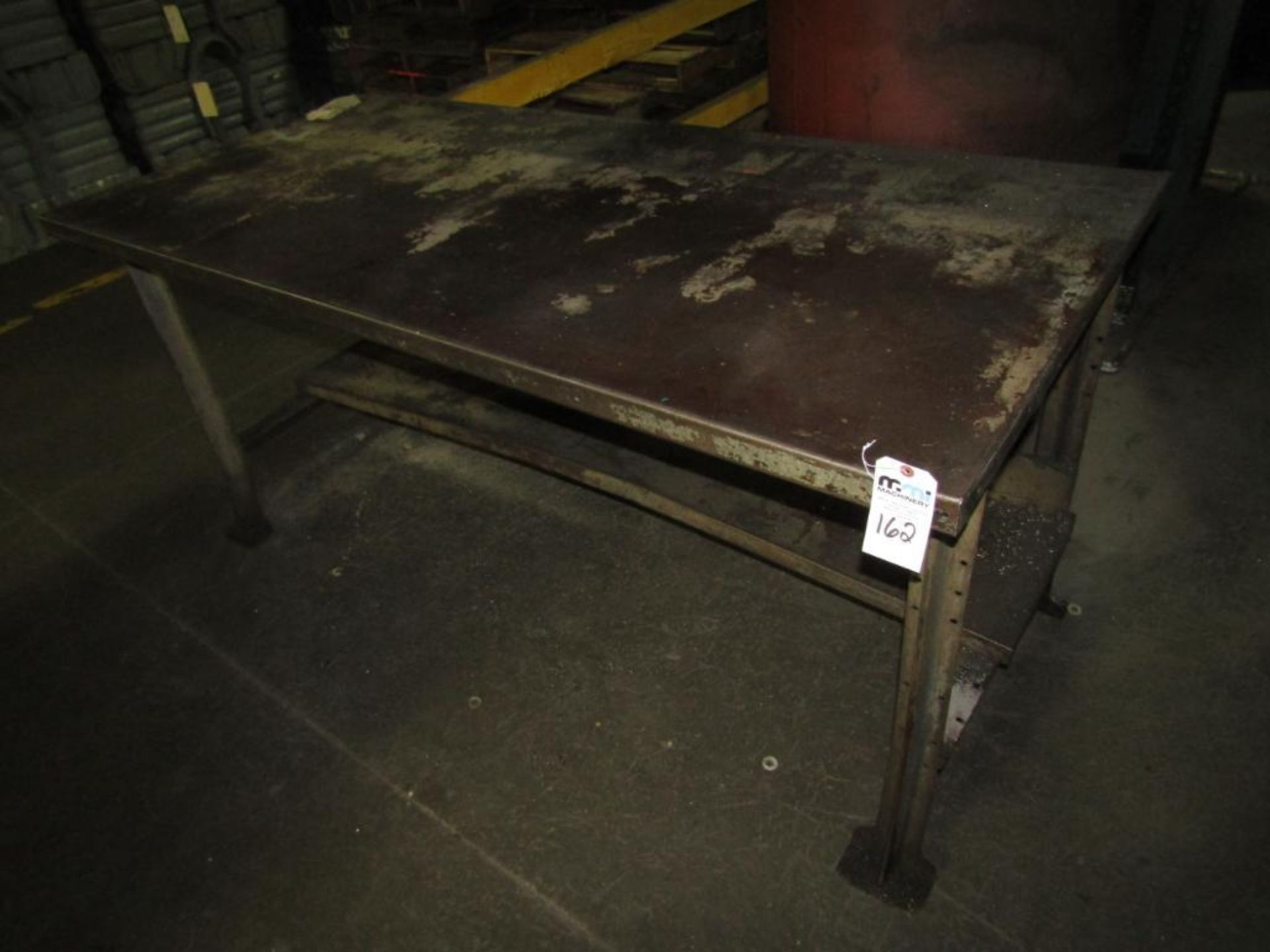 Steel Shop Table; 72" x 34" x 34"