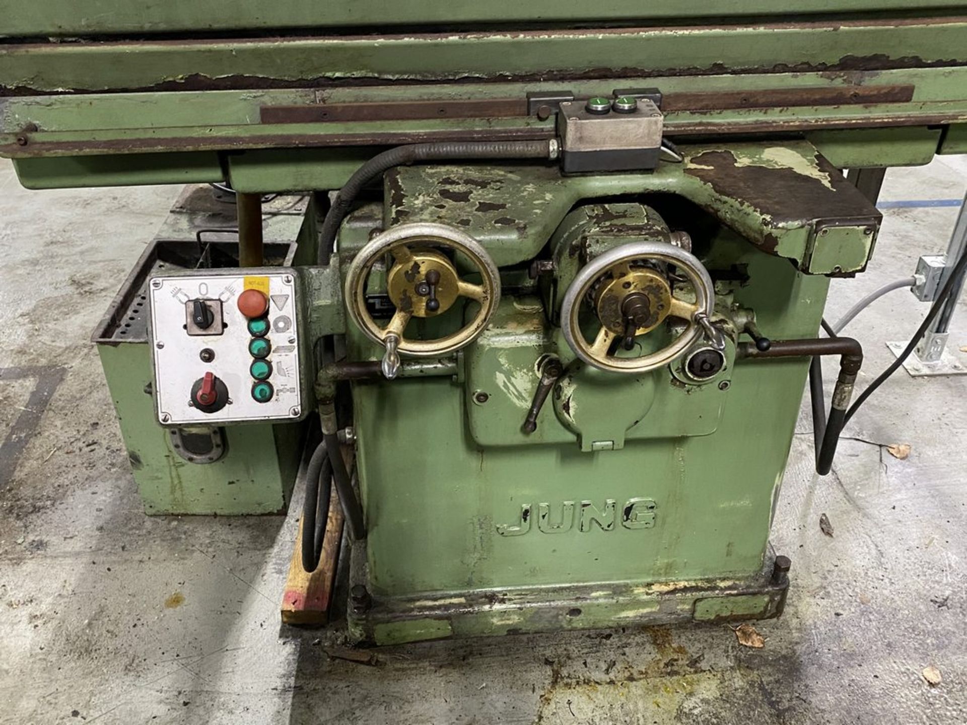 Jung HF-50 8" x 20" Surface Grinder, S/N 2628, 1994, with Electromagnetic Chuck, Incremental Down - Image 9 of 14