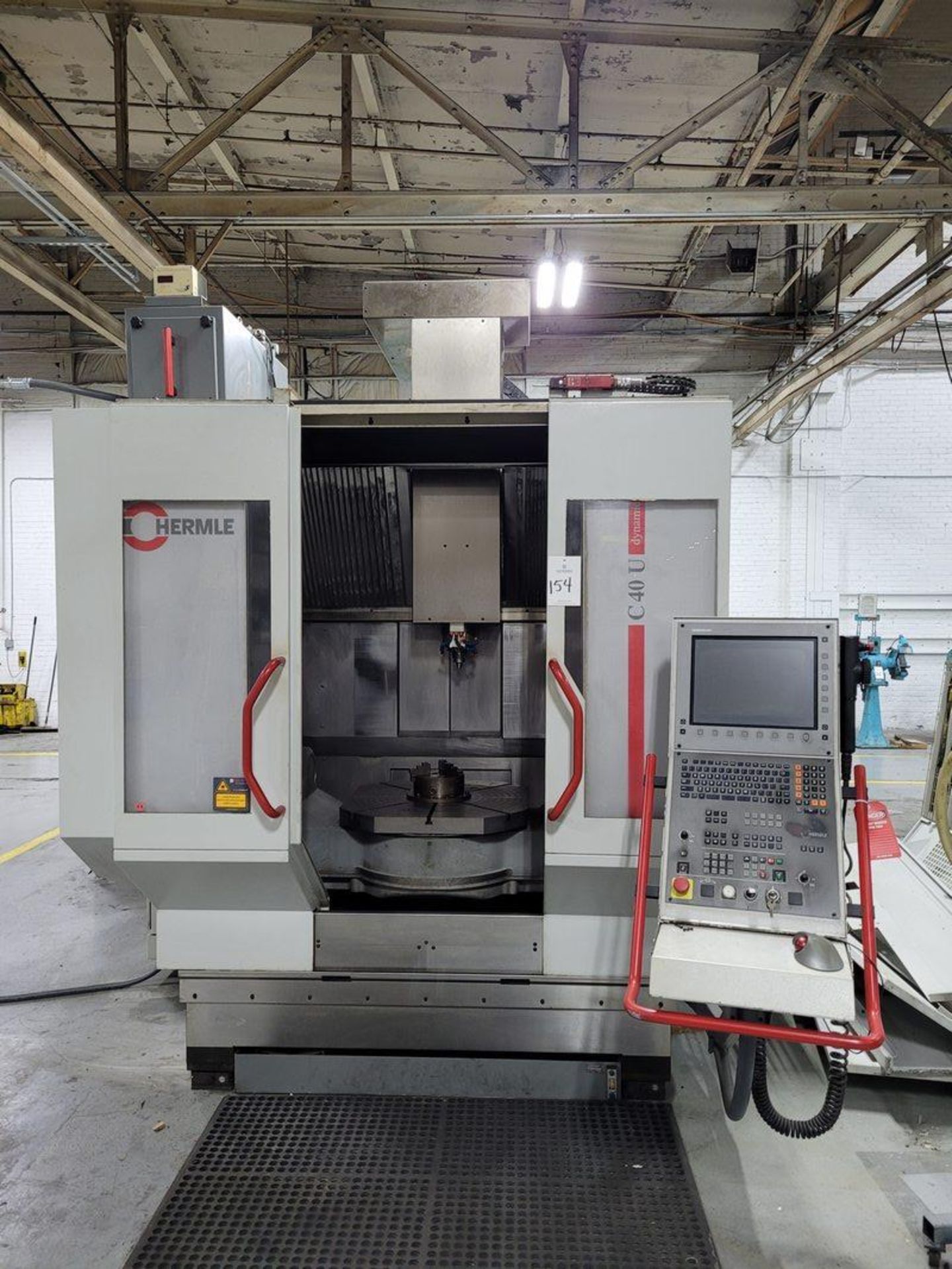 Hermle C40U 5-Axis CNC Vertical Machining Center, S/N 16581, 2004, with 27.5" x 27.5" Table, X-