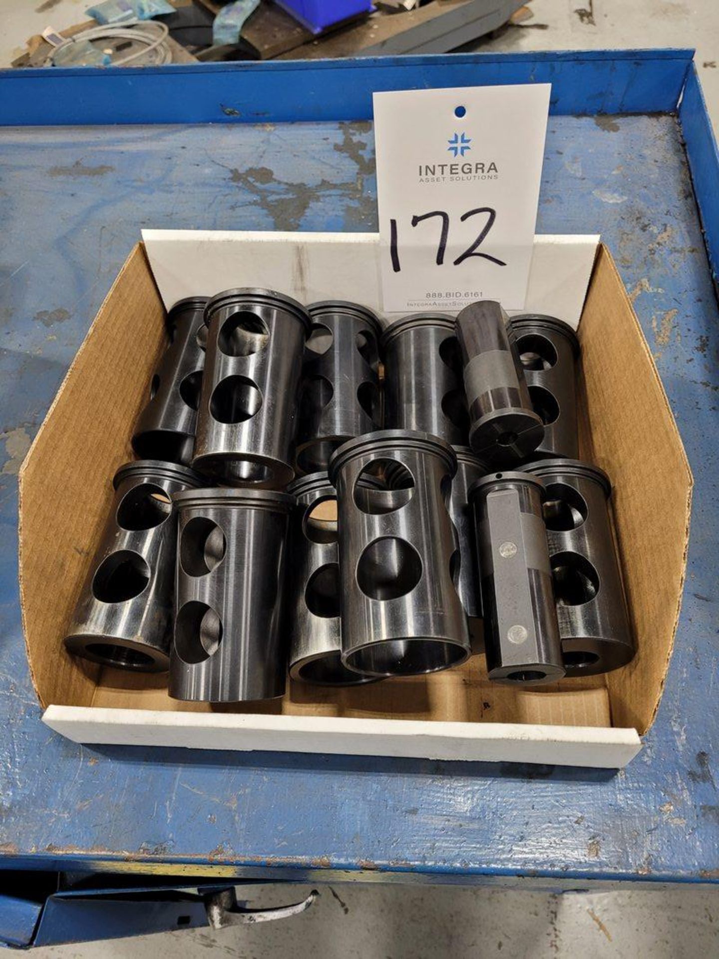 Lot of (13) Assorted Size Tool Holder Bushings