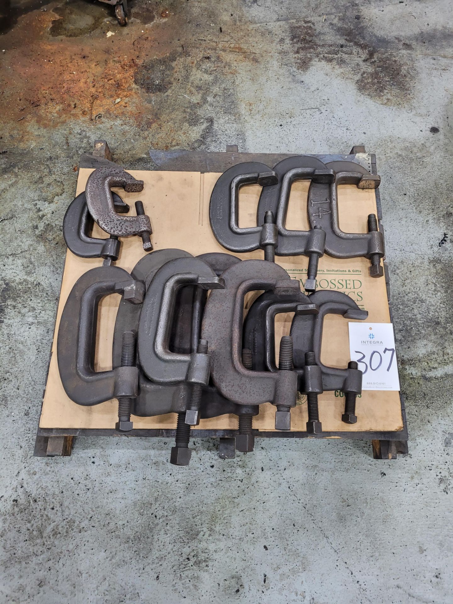 Lot of Assorted Heavy Duty C-Clamps