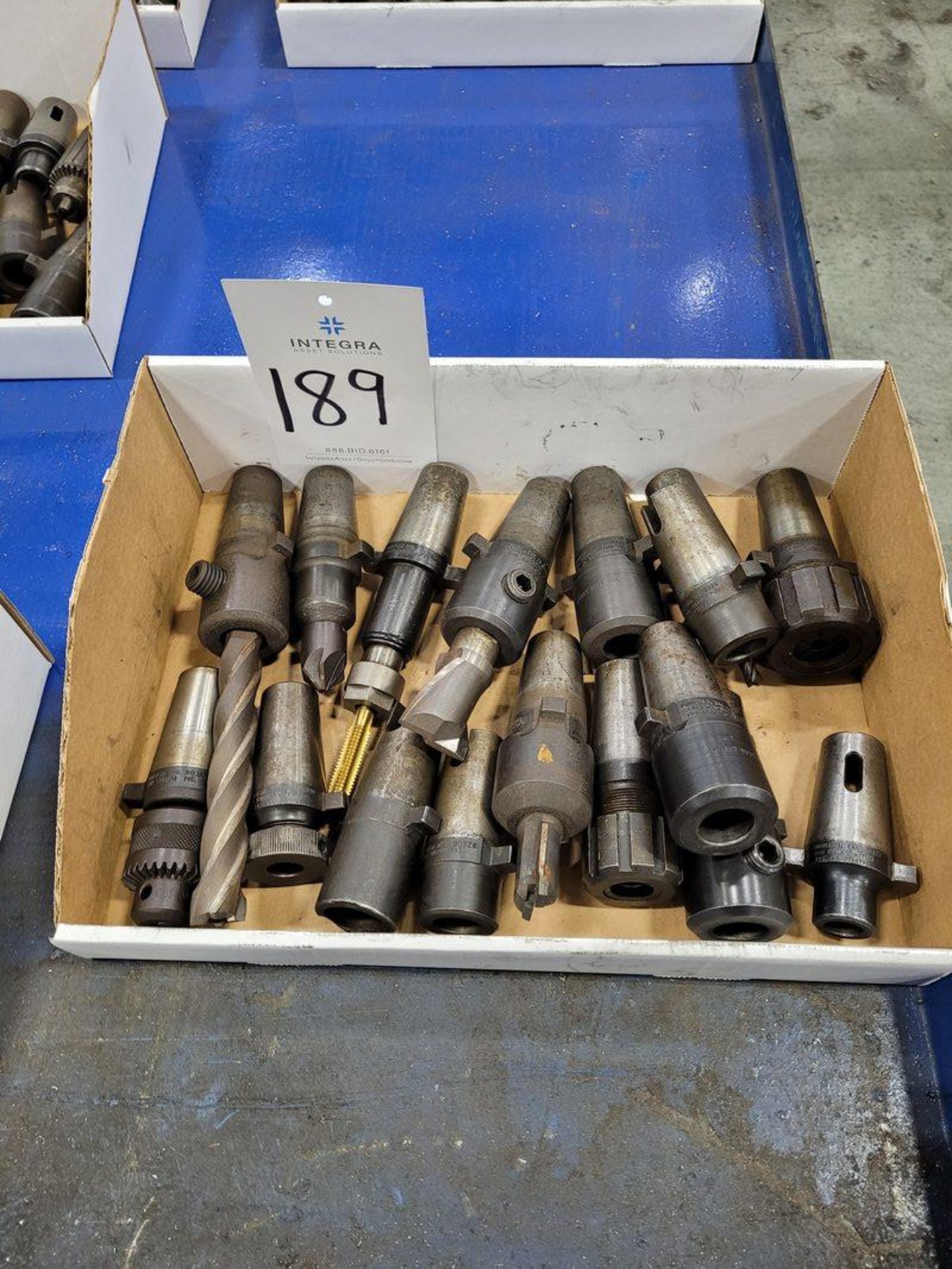 Lot of Assorted Universal Kwik-Switch Tool Holders for Cincinnati Milacron Vertical Turning Center