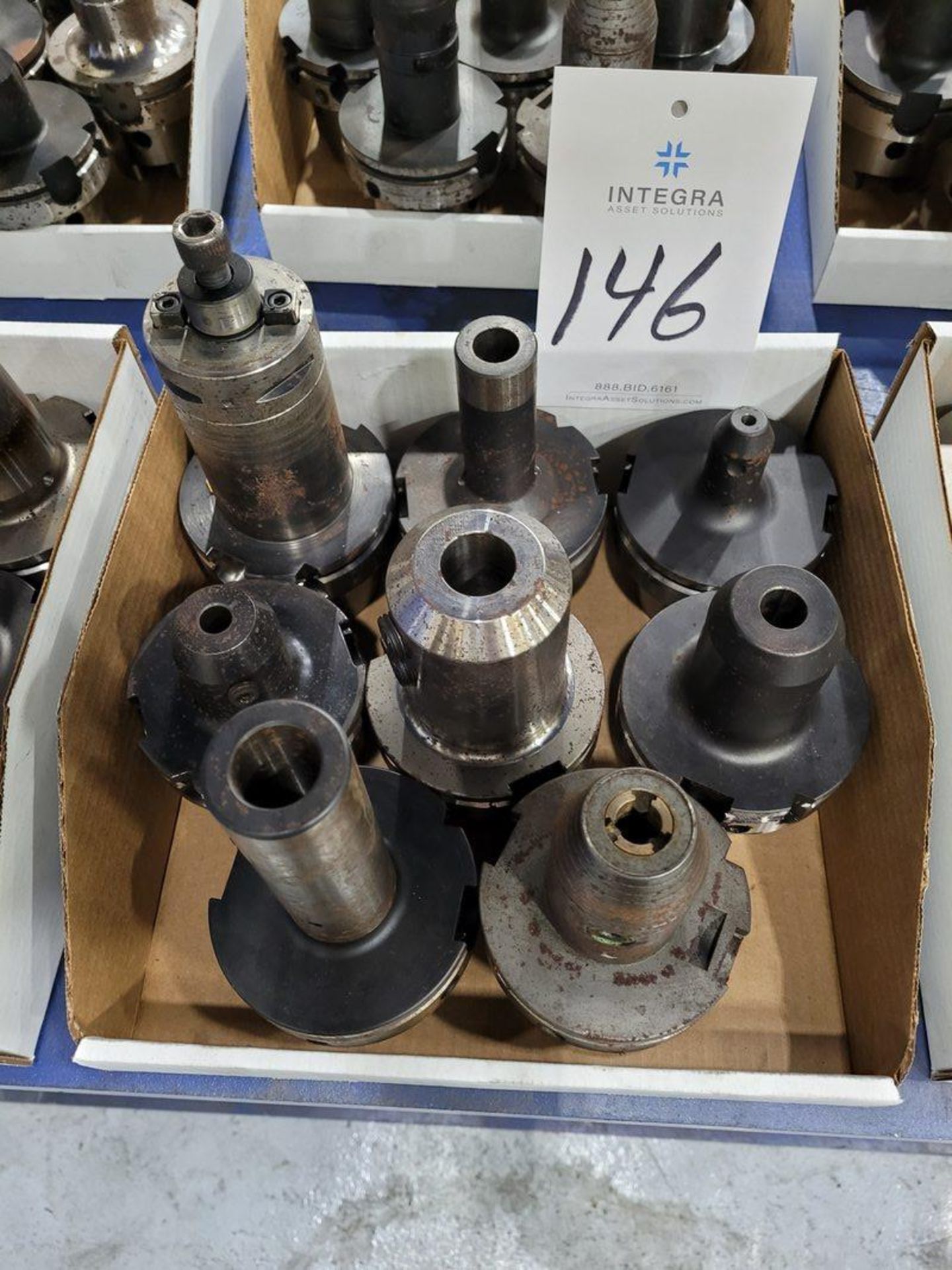 Lot of (8) Tool Holders for Union Horizontal Boring Mill