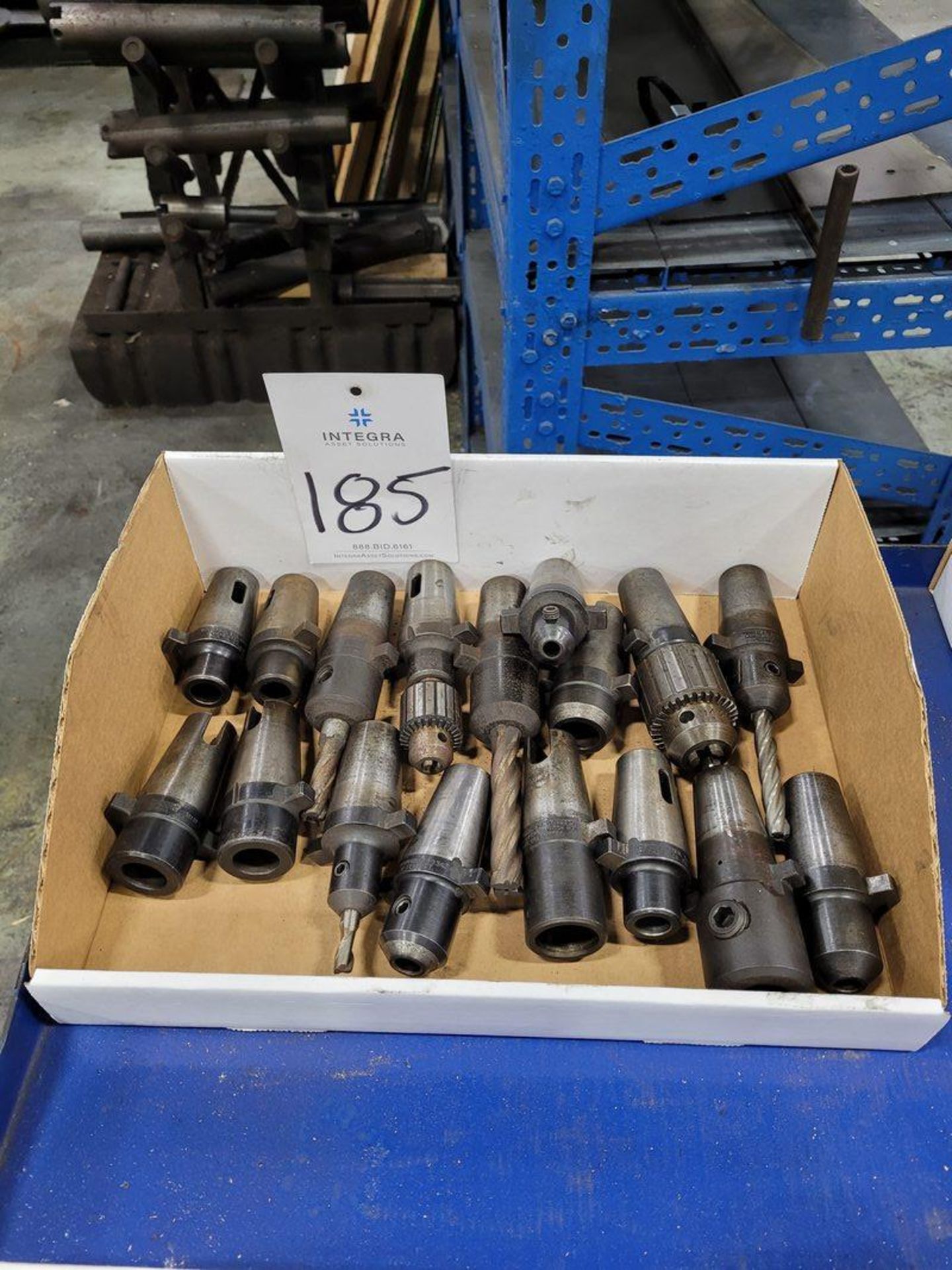 Lot of Assorted Universal Kwik-Switch Tool Holders for Cincinnati Milacron Vertical Turning Center