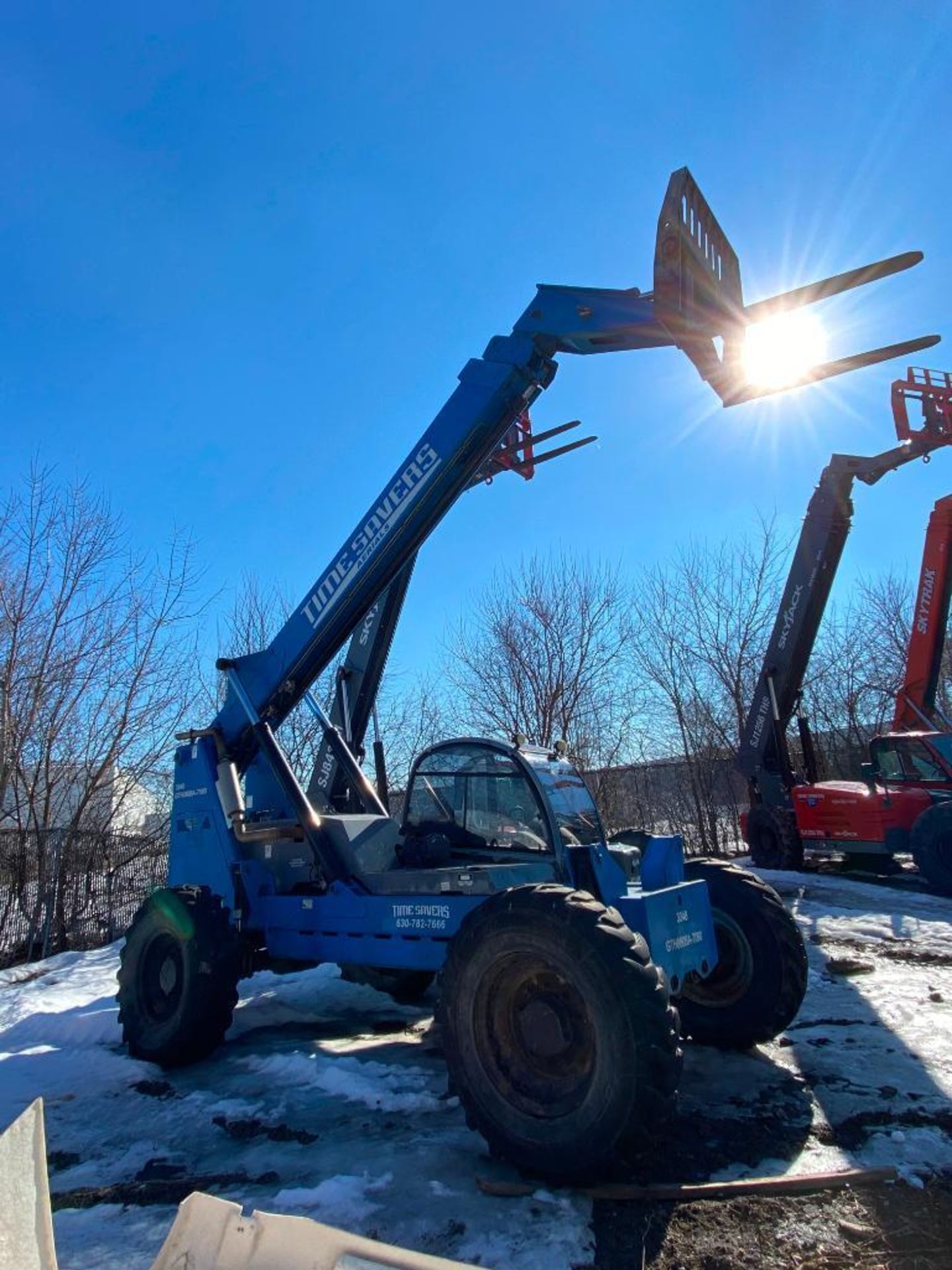 Genie GTH844 Rough Terrain Telehandler (S/N GTH0806A-7090, Year 2006), with 8,000 Lb. Lifting - Image 2 of 8