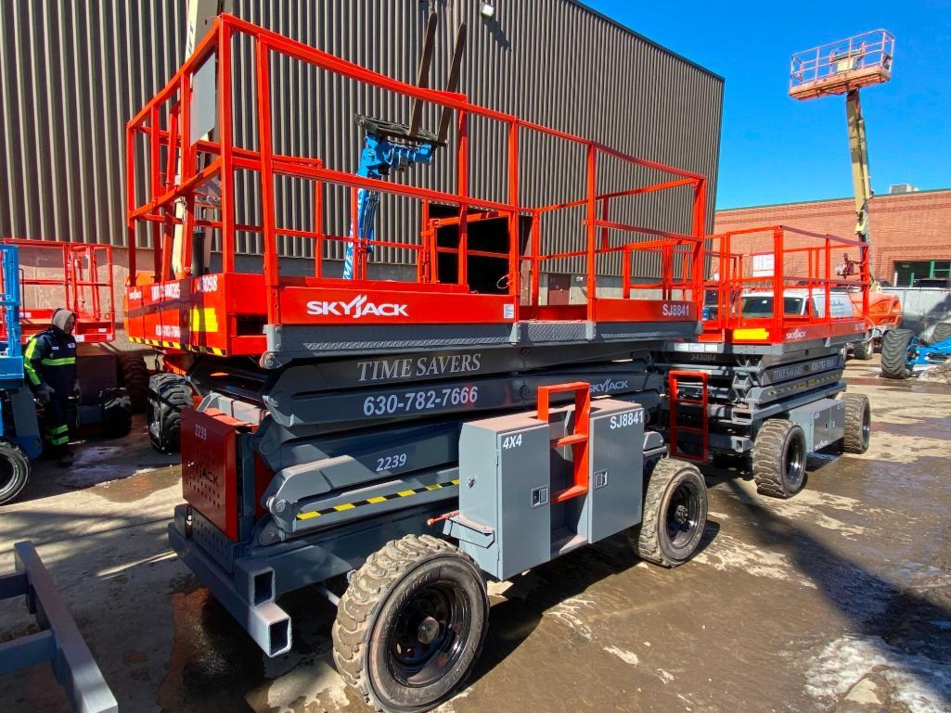 Skyjack SJ8841 Rough Terrain Scissor Lift (S/N 43098, Year 2005), with 47' Working Height, 41' - Image 4 of 6