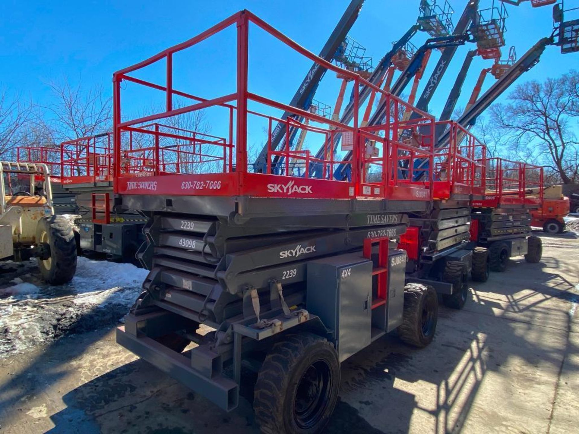 Skyjack SJ8841 Rough Terrain Scissor Lift (S/N 43098, Year 2005), with 47' Working Height, 41' - Image 2 of 6