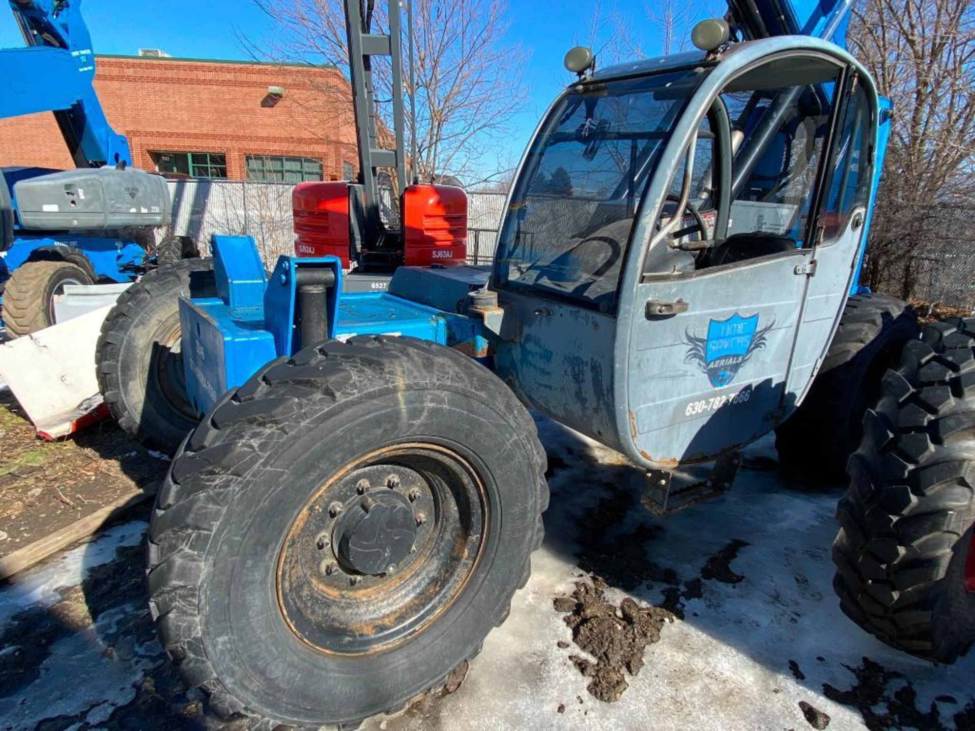 Genie GTH844 Rough Terrain Telehandler (S/N GTH0806A-7090, Year 2006), with 8,000 Lb. Lifting - Image 5 of 8