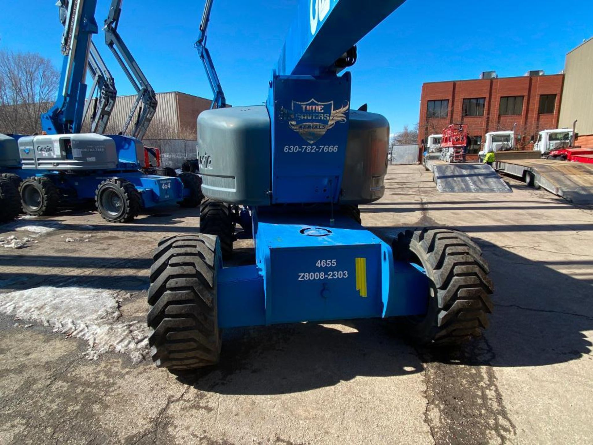 Genie Z80/60 Rough Terrain Articulating Boom Lift (S/N Z8008-2303, Year 2008), with 80' Max - Image 7 of 9