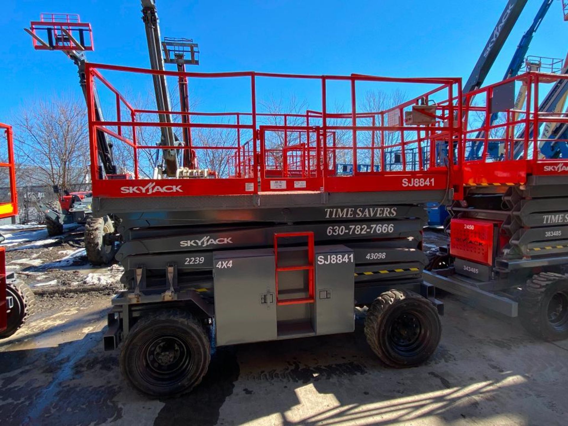 Skyjack SJ8841 Rough Terrain Scissor Lift (S/N 43098, Year 2005), with 47' Working Height, 41'