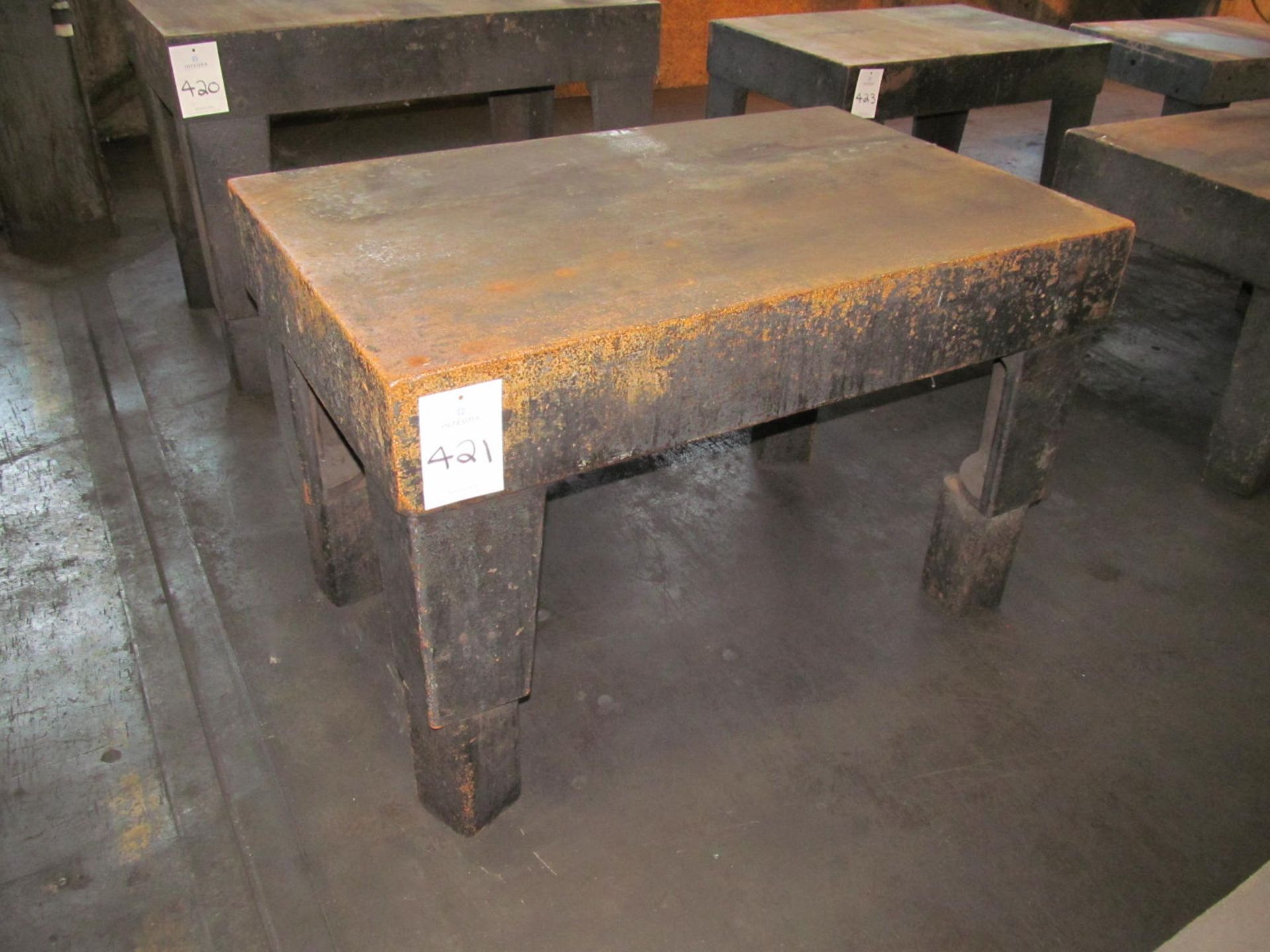30" x 48" Cast Iron Table