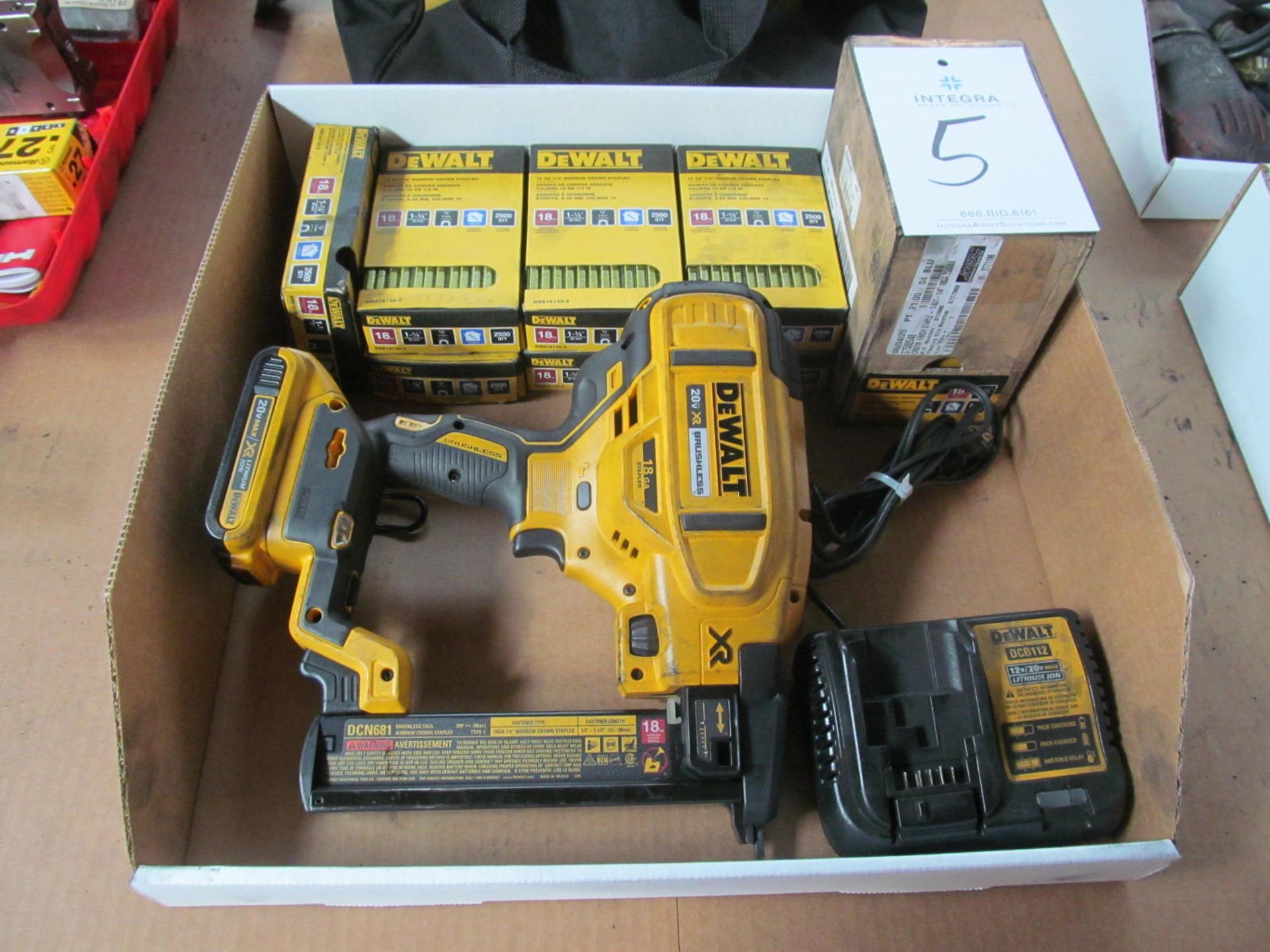 DeWalt #DCN681 Cordless Narrow Crown Stapler