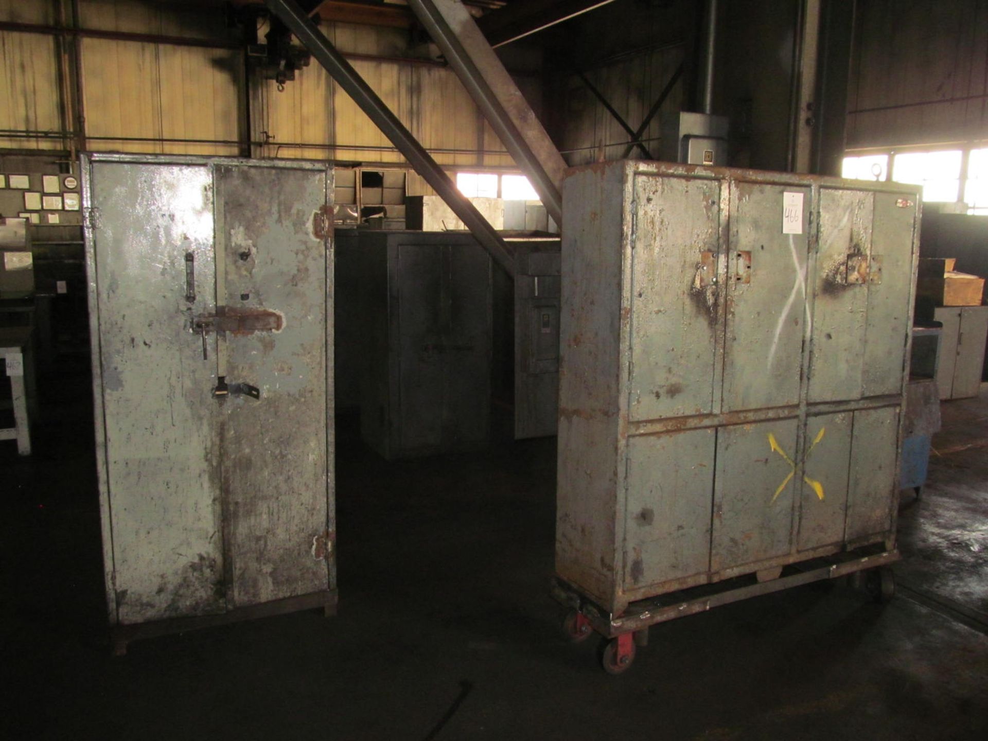 (6) Assorted Steel Cabinets