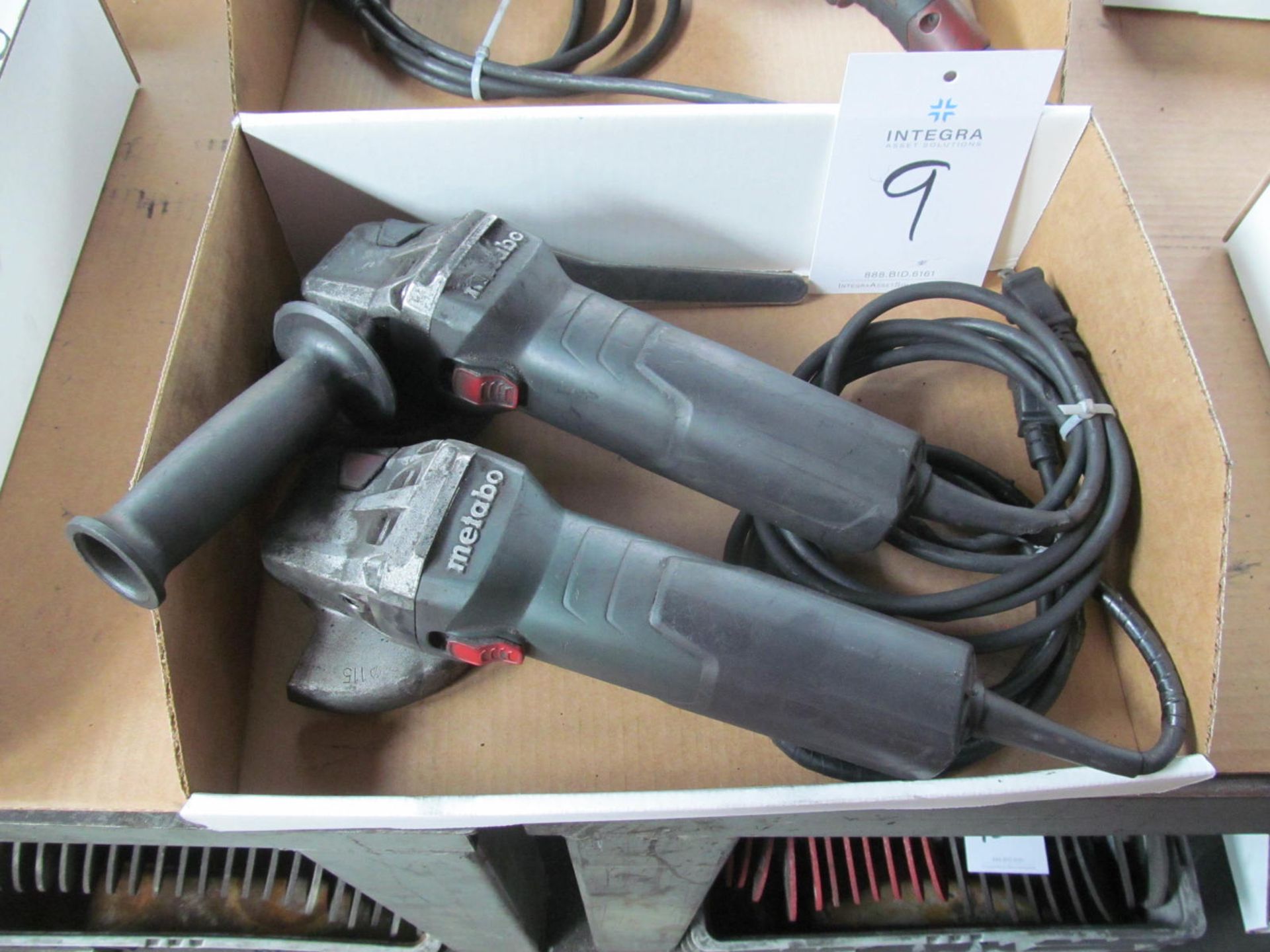 (2) Metabo 4.5" Angle Grinders