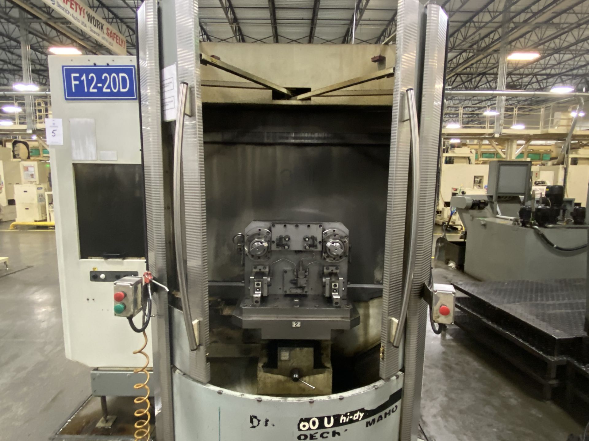 DMG 60U hi-dyn 5-Axis CNC Horizontal Machining Center, S/N 1119-000119-3, 2004, with 25" x 20" - Image 9 of 20