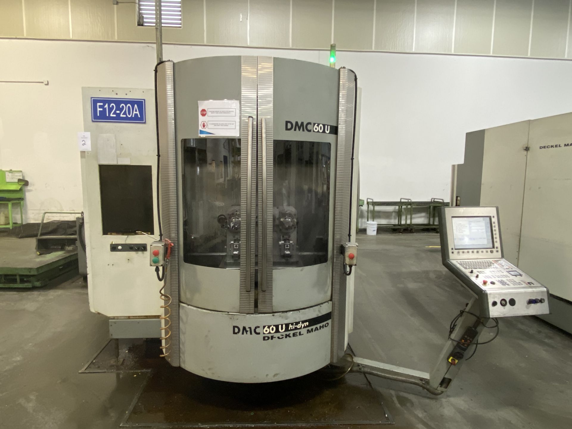 DMG 60U hi-dyn 5-Axis CNC Horizontal Machining Center, S/N 1119-000122-3, 2004, with 25" x 20" - Image 7 of 20