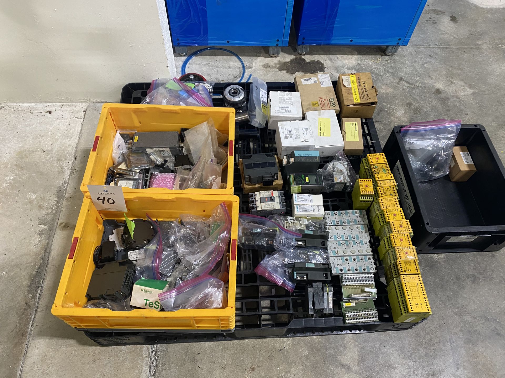 Lot of Electrical Parts including Contactors, Relay, & Assorted