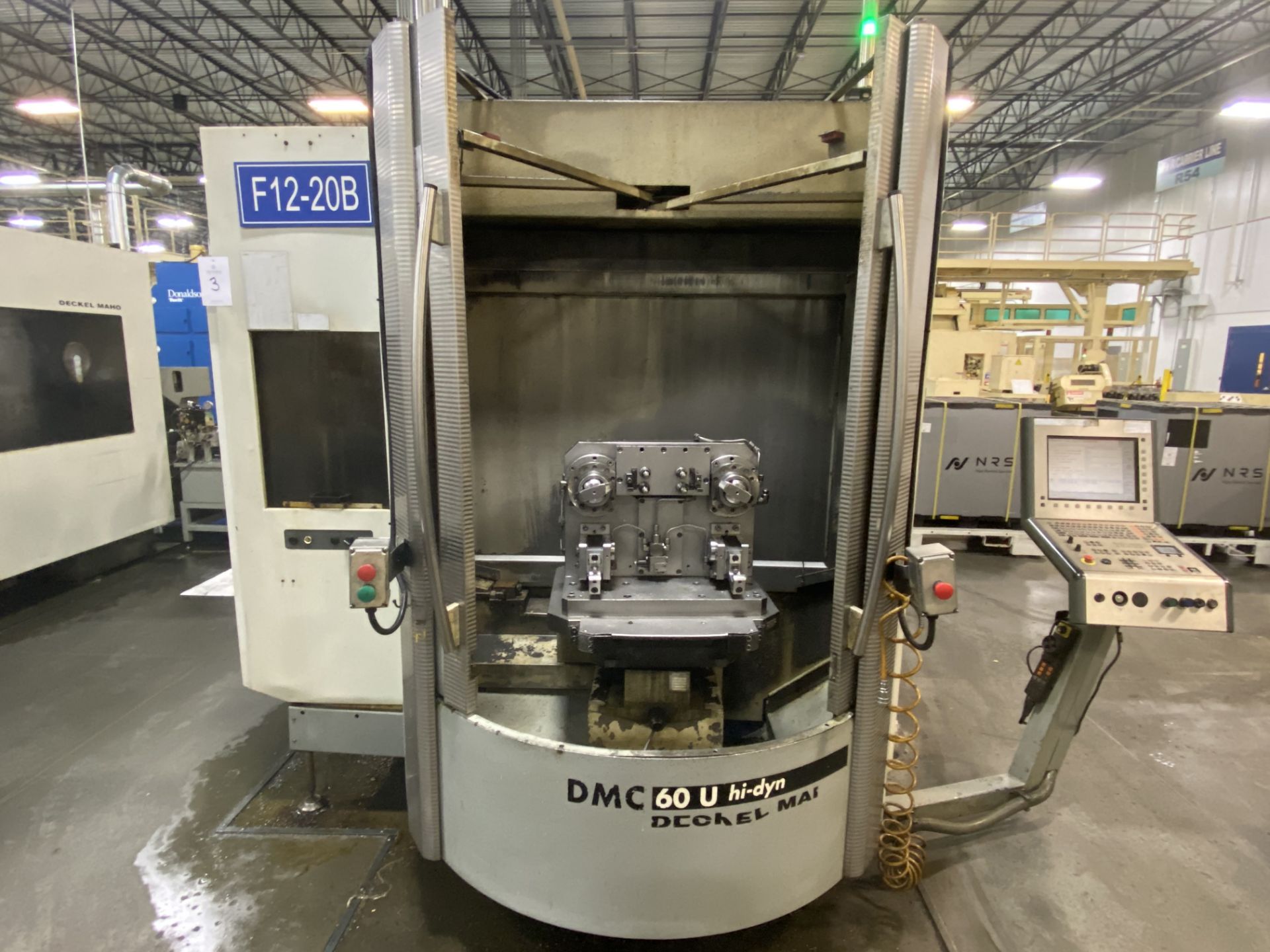 DMG 60U hi-dyn 5-Axis CNC Horizontal Machining Center, S/N 1119-000125-3, 2004, with 25" x 20" - Image 6 of 18