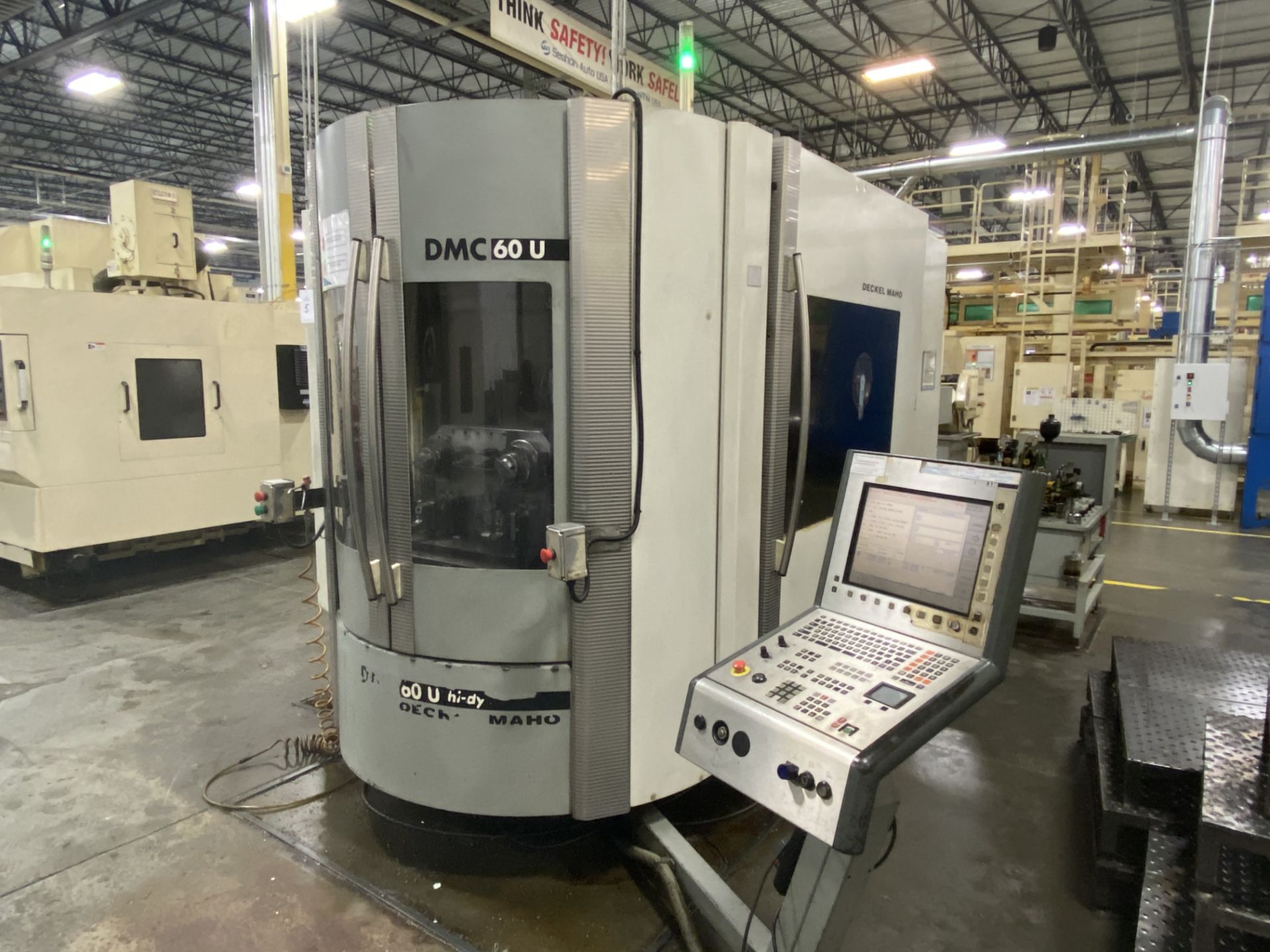 DMG 60U hi-dyn 5-Axis CNC Horizontal Machining Center, S/N 1119-000119-3, 2004, with 25" x 20"