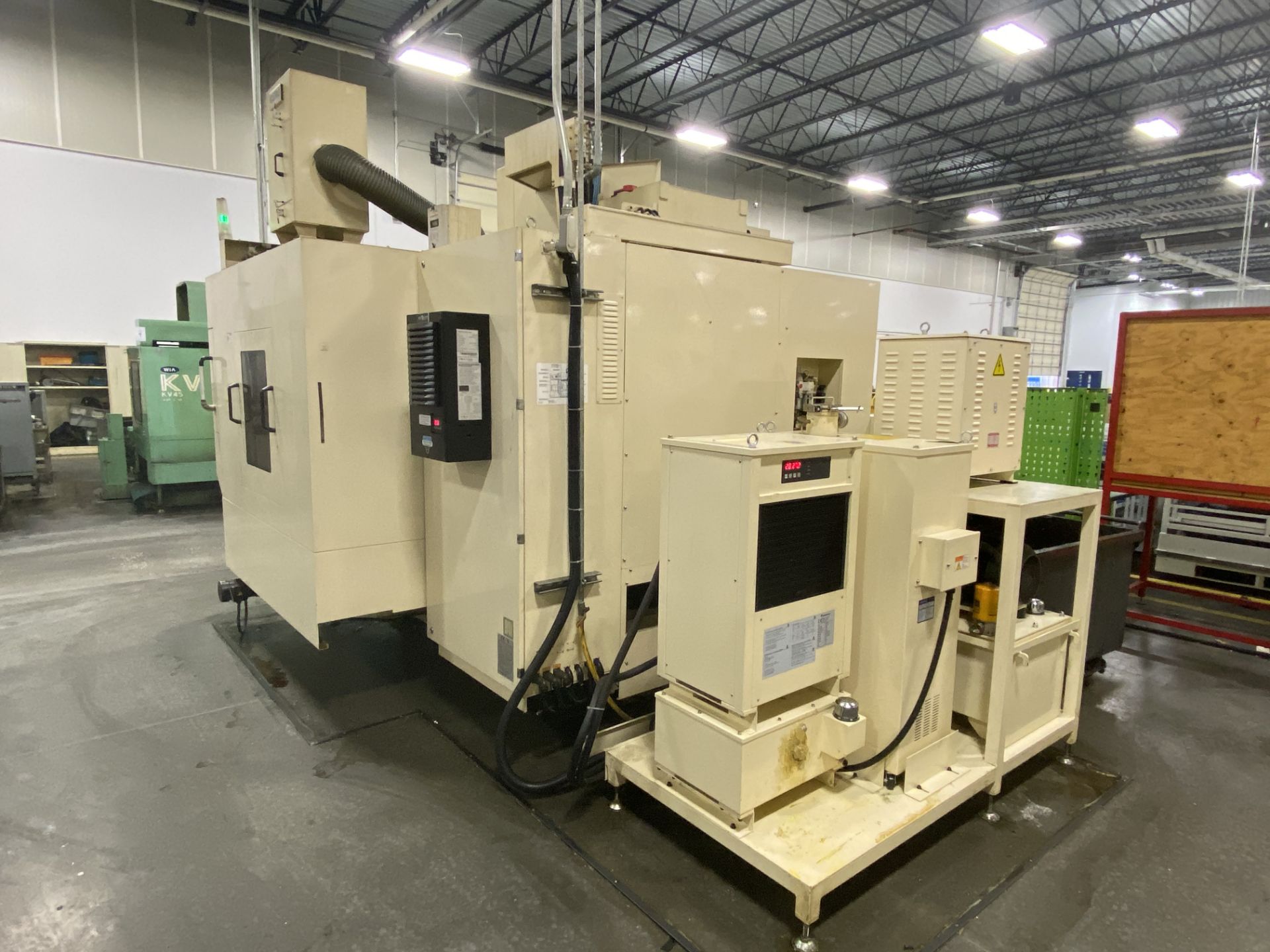 Hyundai Wia F650 3-Axis CNC Vertical Machining Center, S/N G3686-1175, 2015, with 63" x 25" Table, - Image 4 of 15