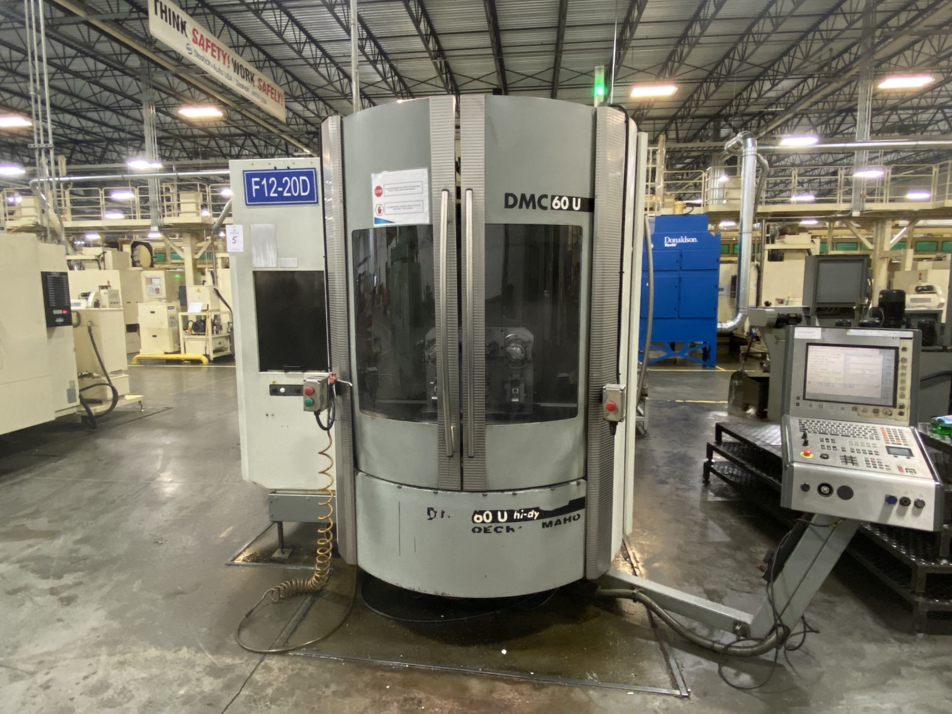 DMG 60U hi-dyn 5-Axis CNC Horizontal Machining Center, S/N 1119-000119-3, 2004, with 25" x 20" - Image 8 of 20