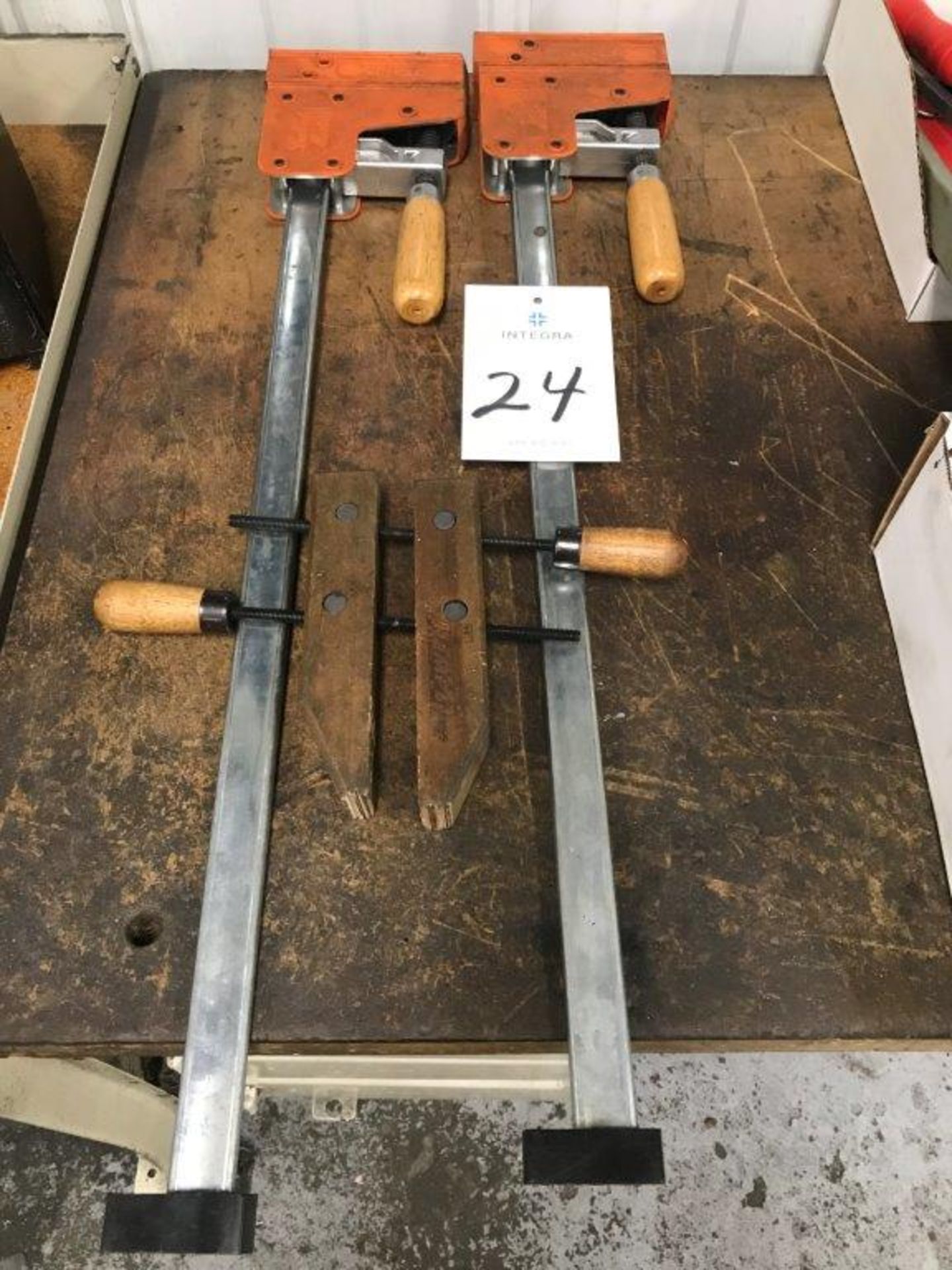 (2) Jorgensen 32" Cabinet Master Clamps