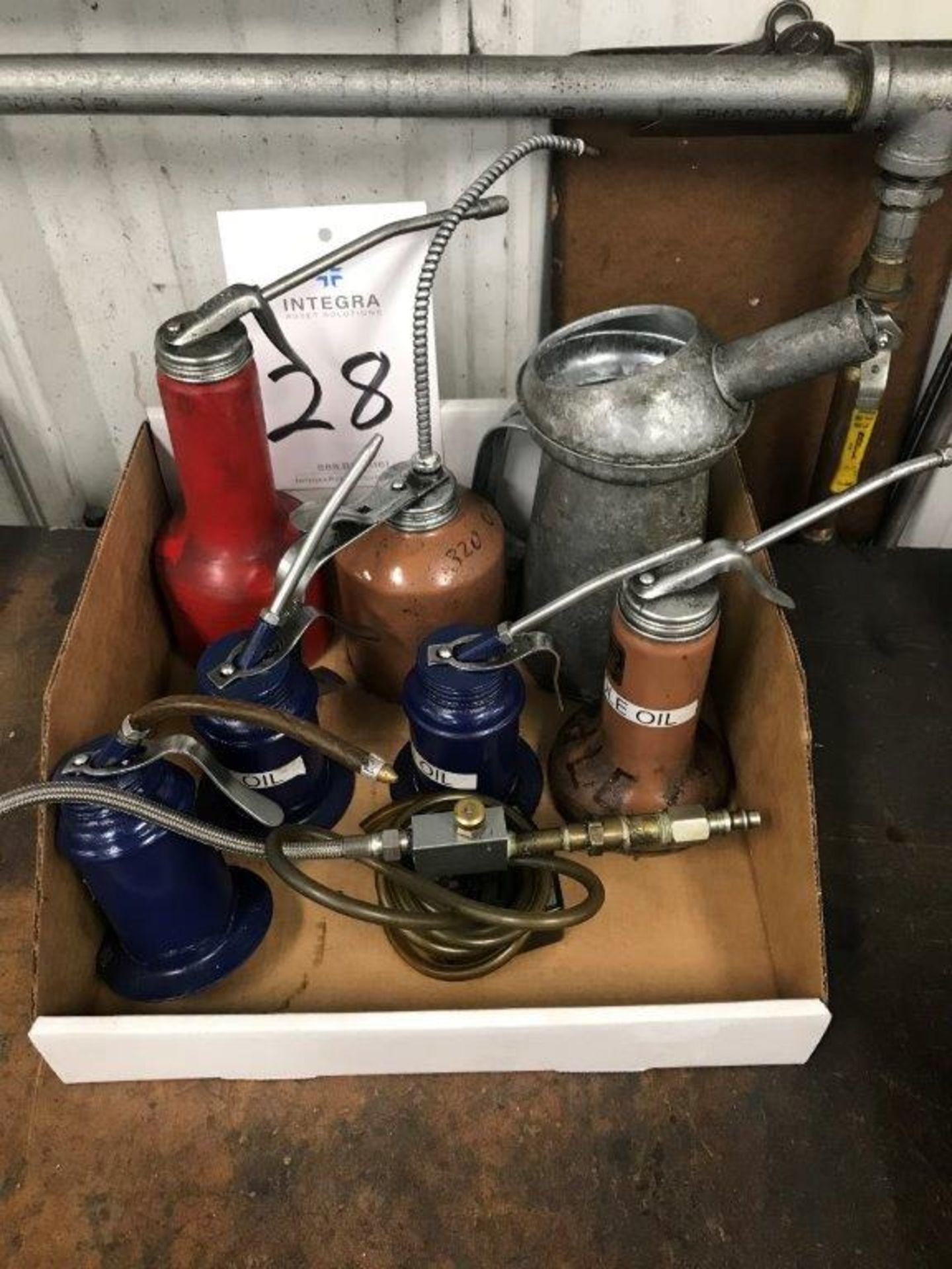 Lot of Assorted Oil Cans