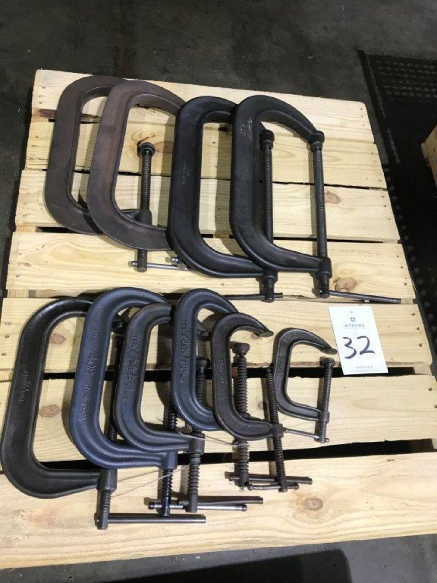 Lot of Assorted C-Clamps