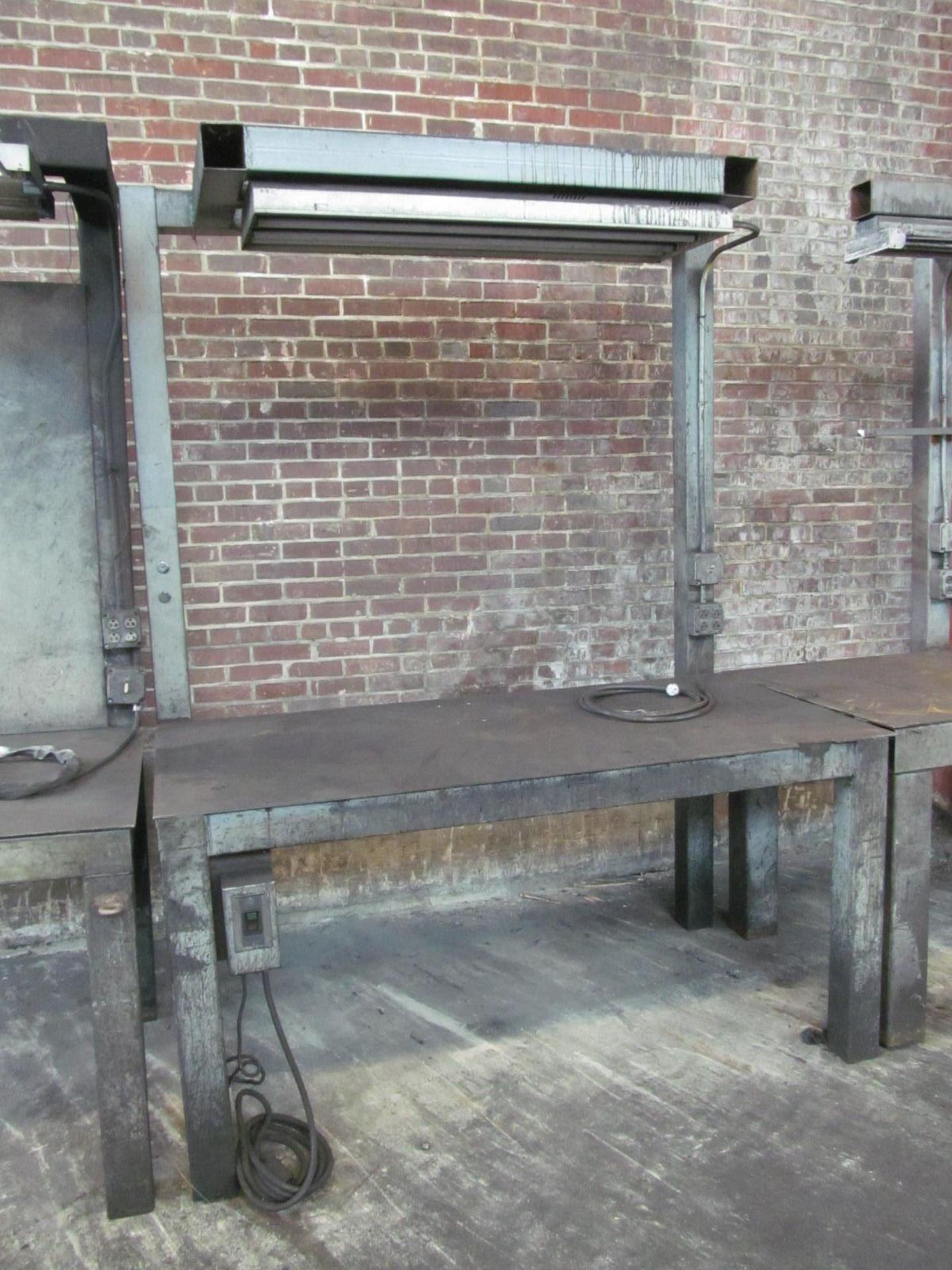 38" x 72" Steel Work Bench