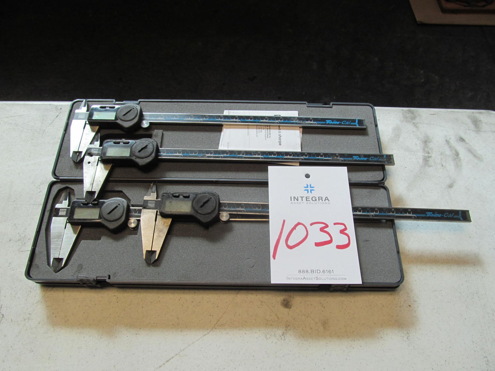 (4) Brown & Sharp TWN 12" Digital Calipers