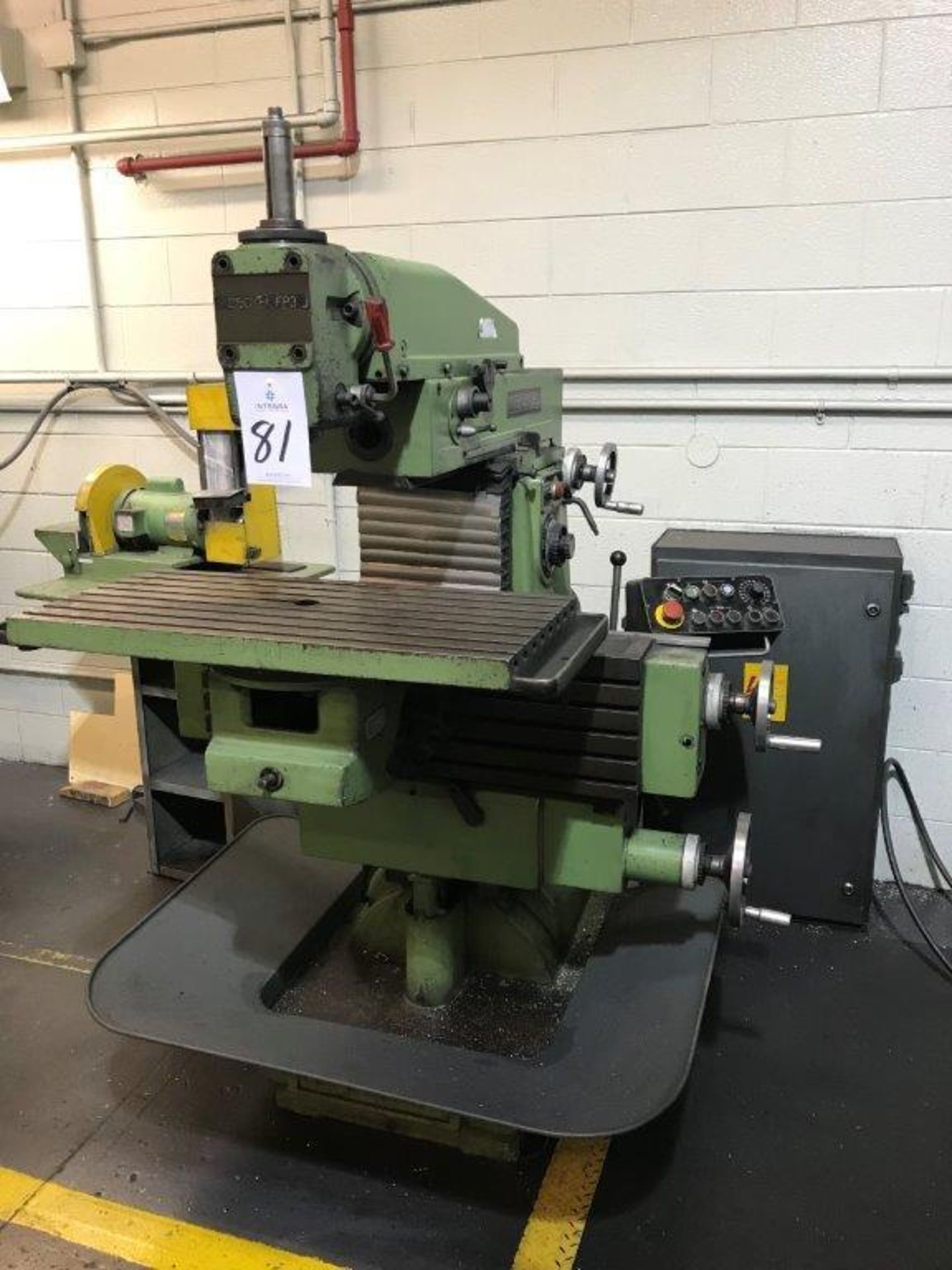 Deckel Maho FP3 Milling Machine, S/N 2201-4553, 14.75" x 31.5" T-Slotted Table, SK 40 Taper, up to